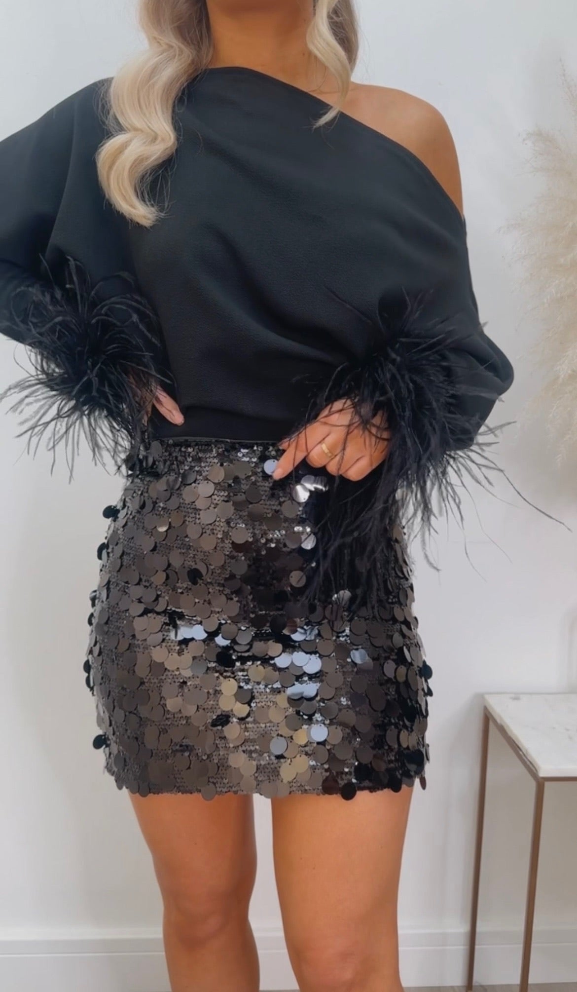 Chainmail Nasty Gal Holographic Skirt Jual Rok A Fashion Line Bawahan