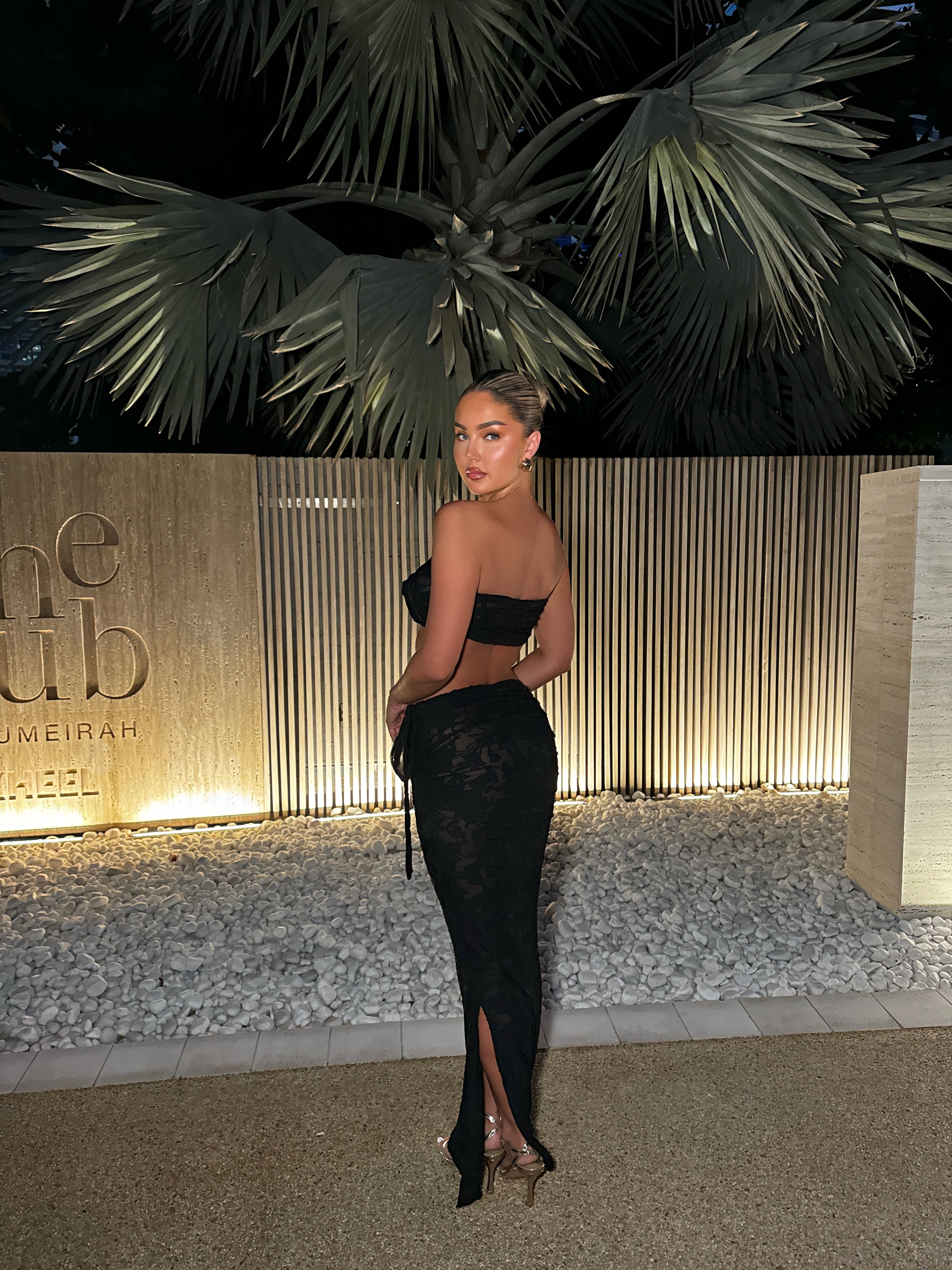 Romi Two Piece Set Black Floral