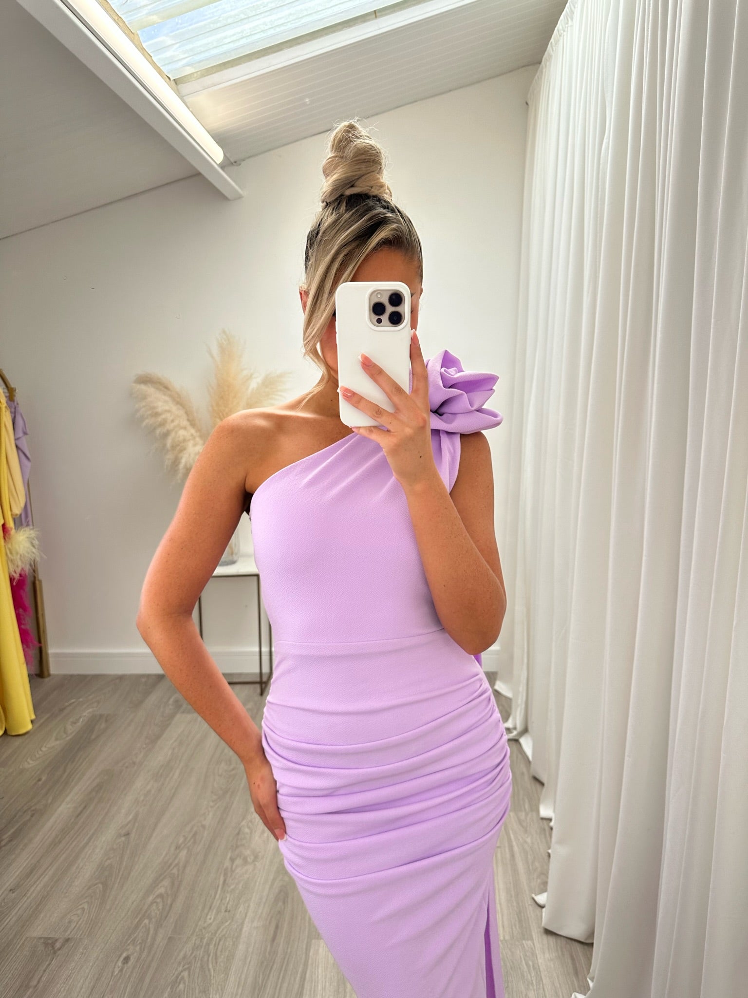 Maya Midi Dress Lilac