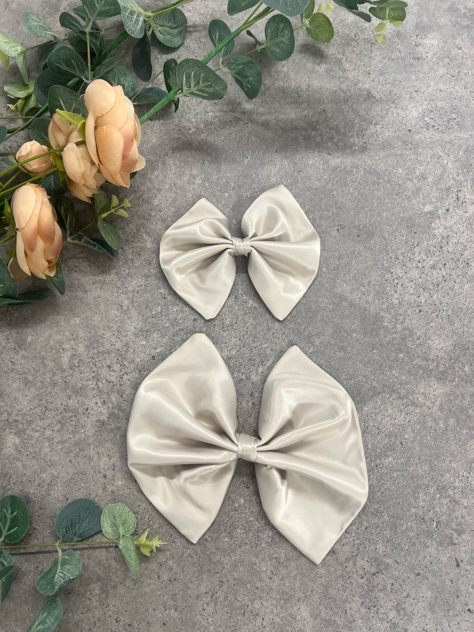 Big Bridal Bow Champagne