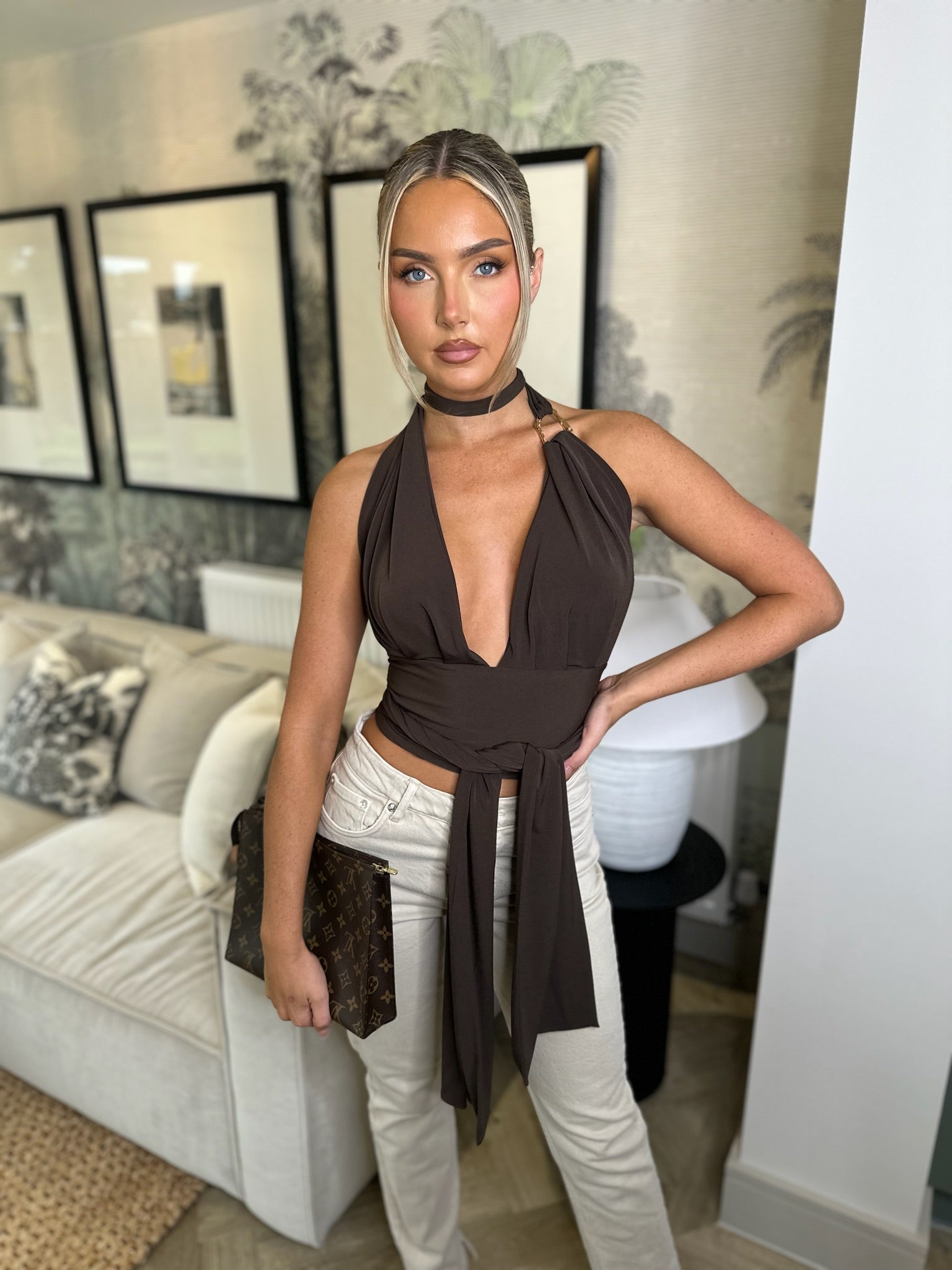 Lexi Top Chocolate Brown