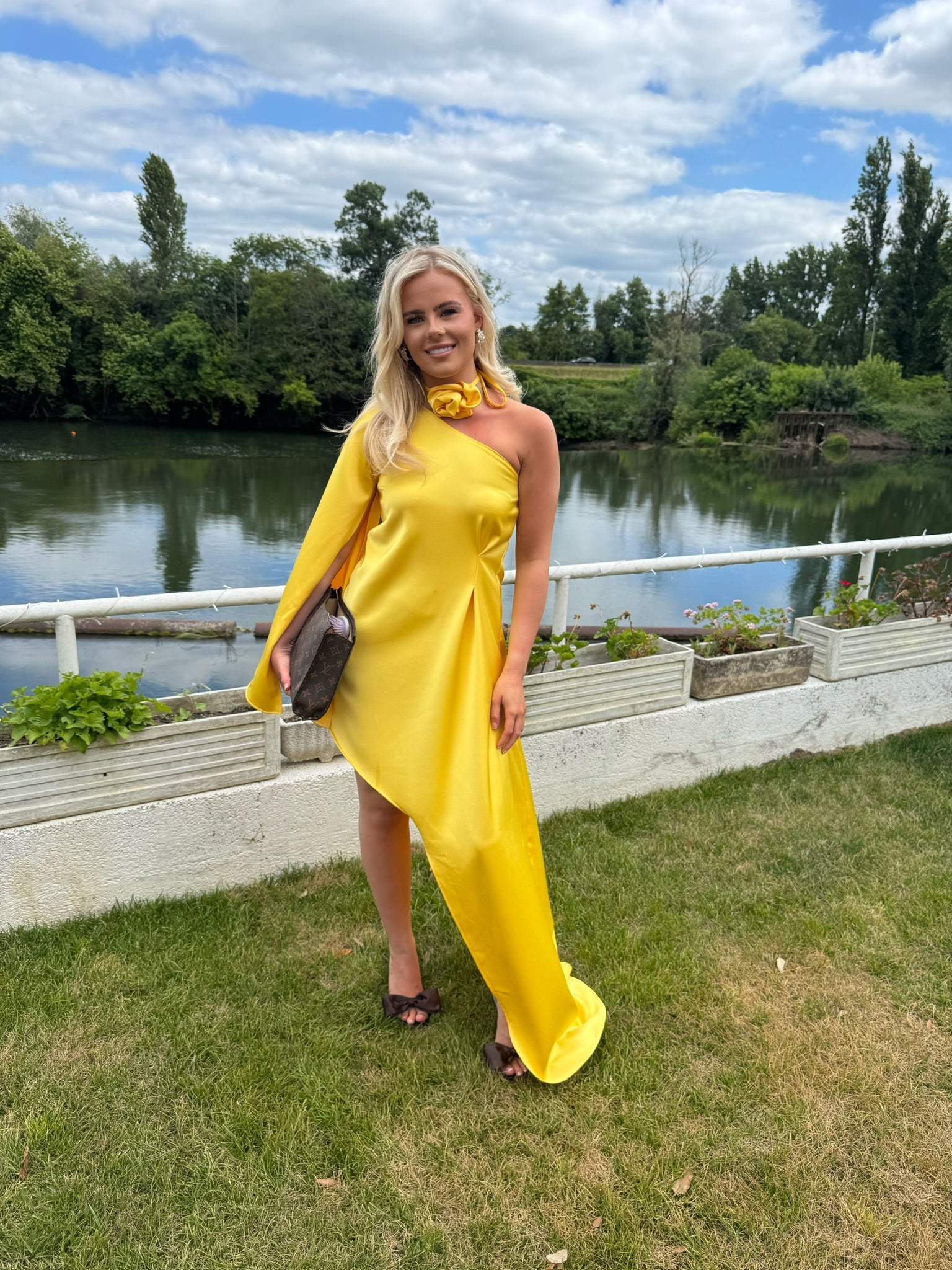 Liberty Rose Dress Yellow