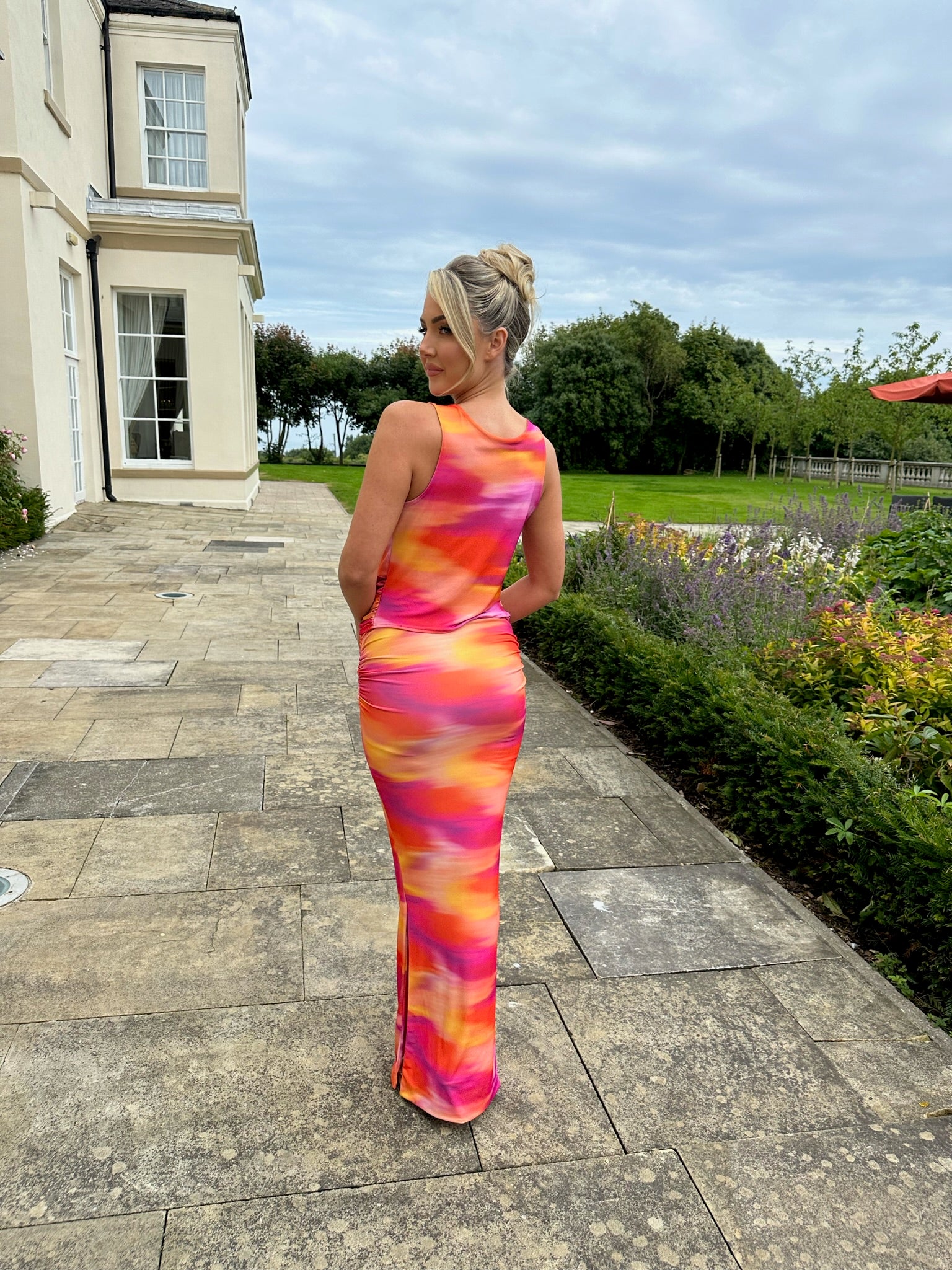 Maeve Two Piece Set Pink Sunset