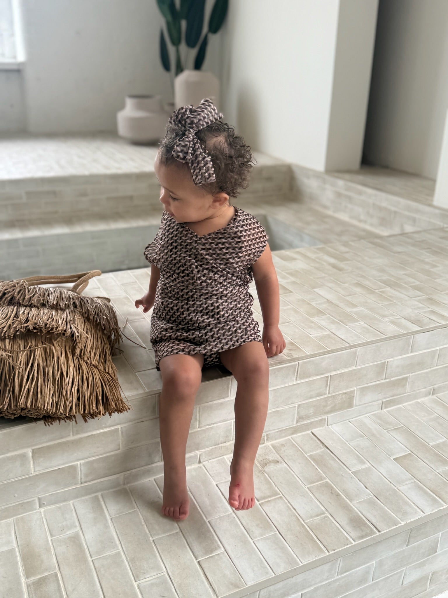 Mini Miami Taupe Kimono Cover Up
