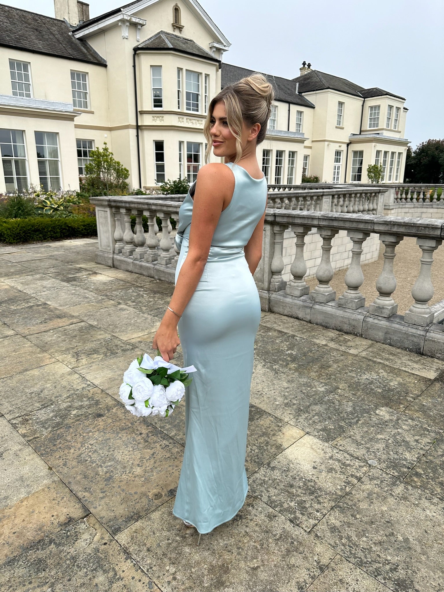 Mykonos Dress Mineral Blue