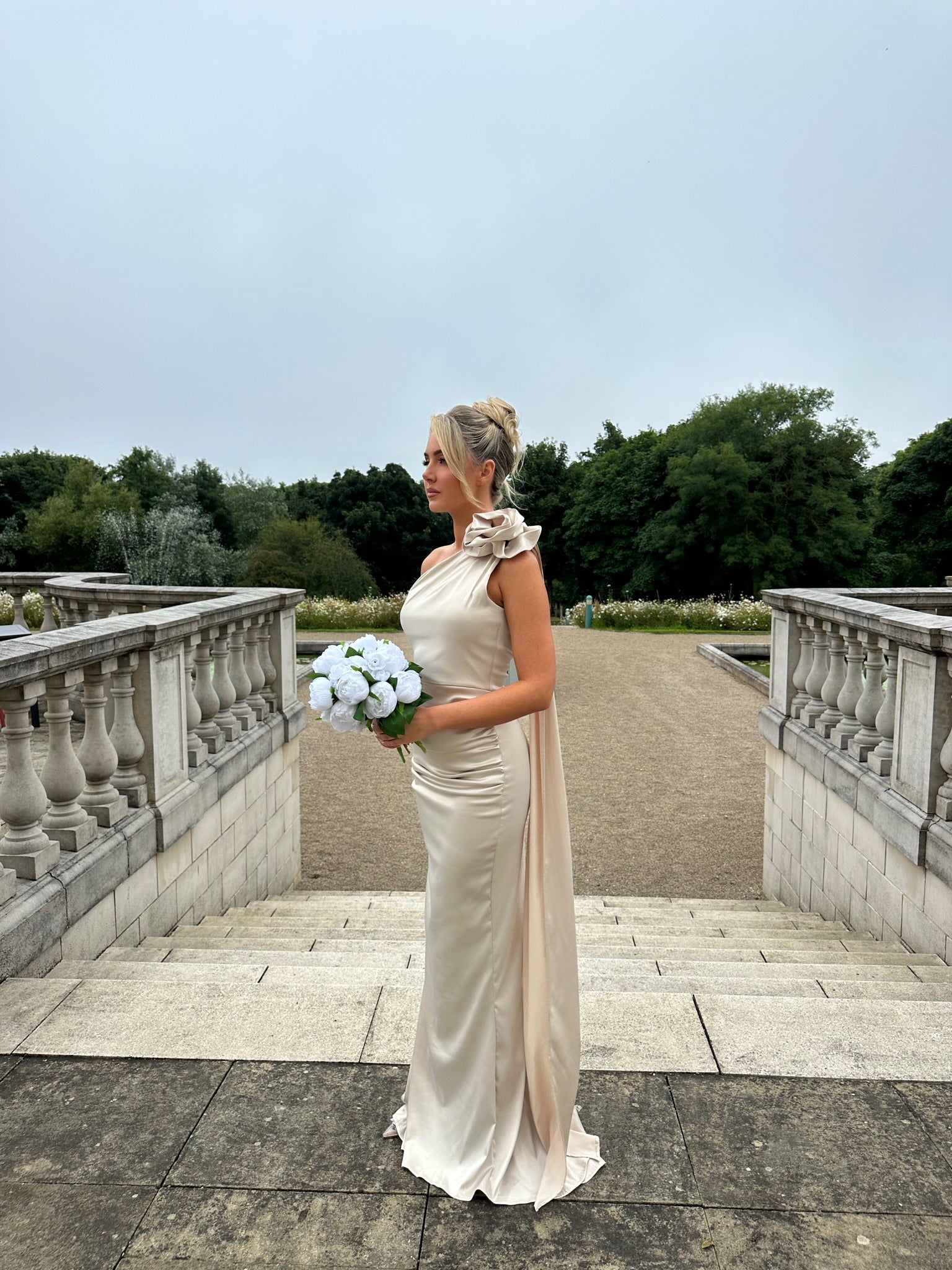 Amalfi Dress Champagne