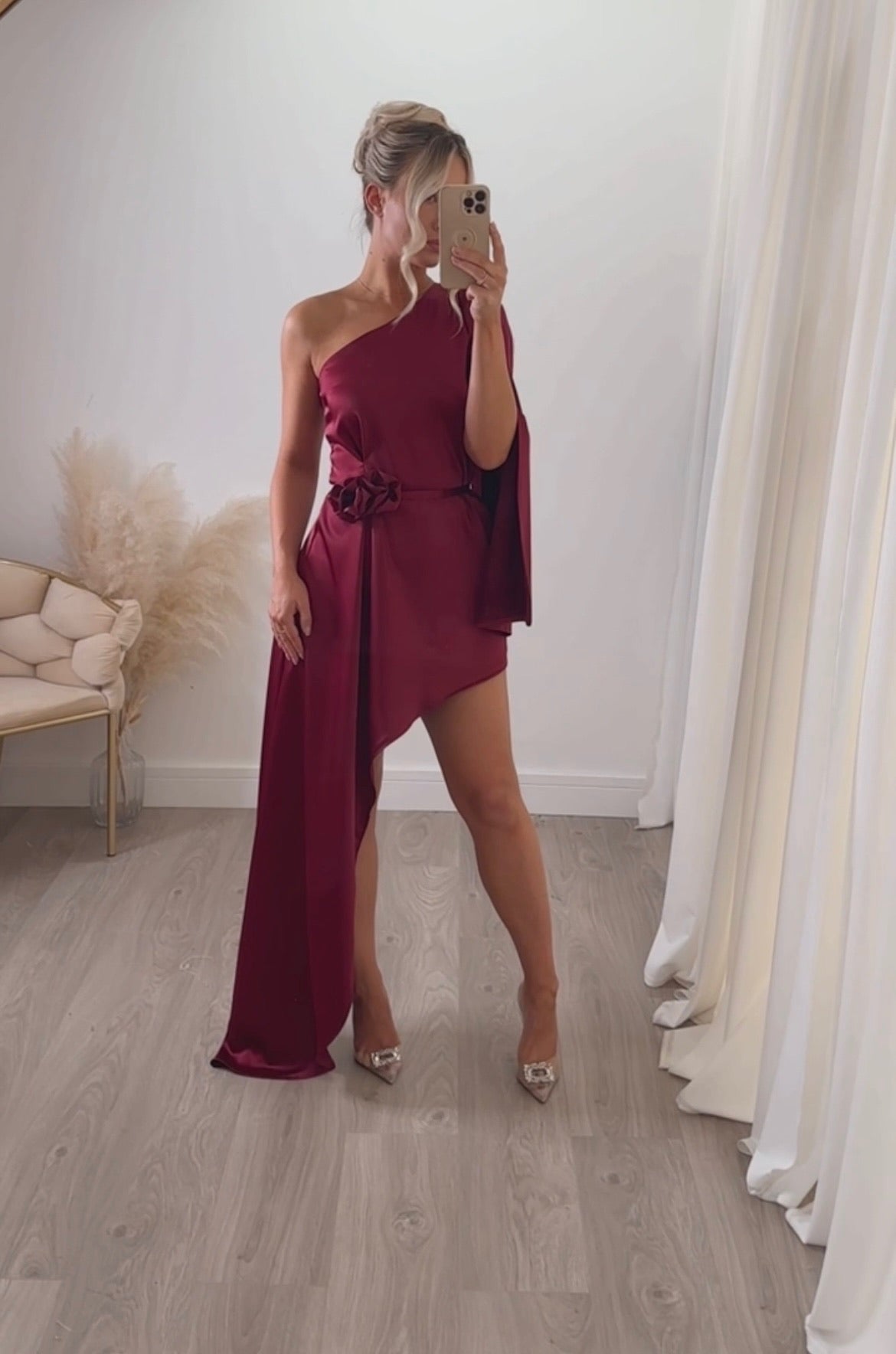 Liberty Rose Dress Wine