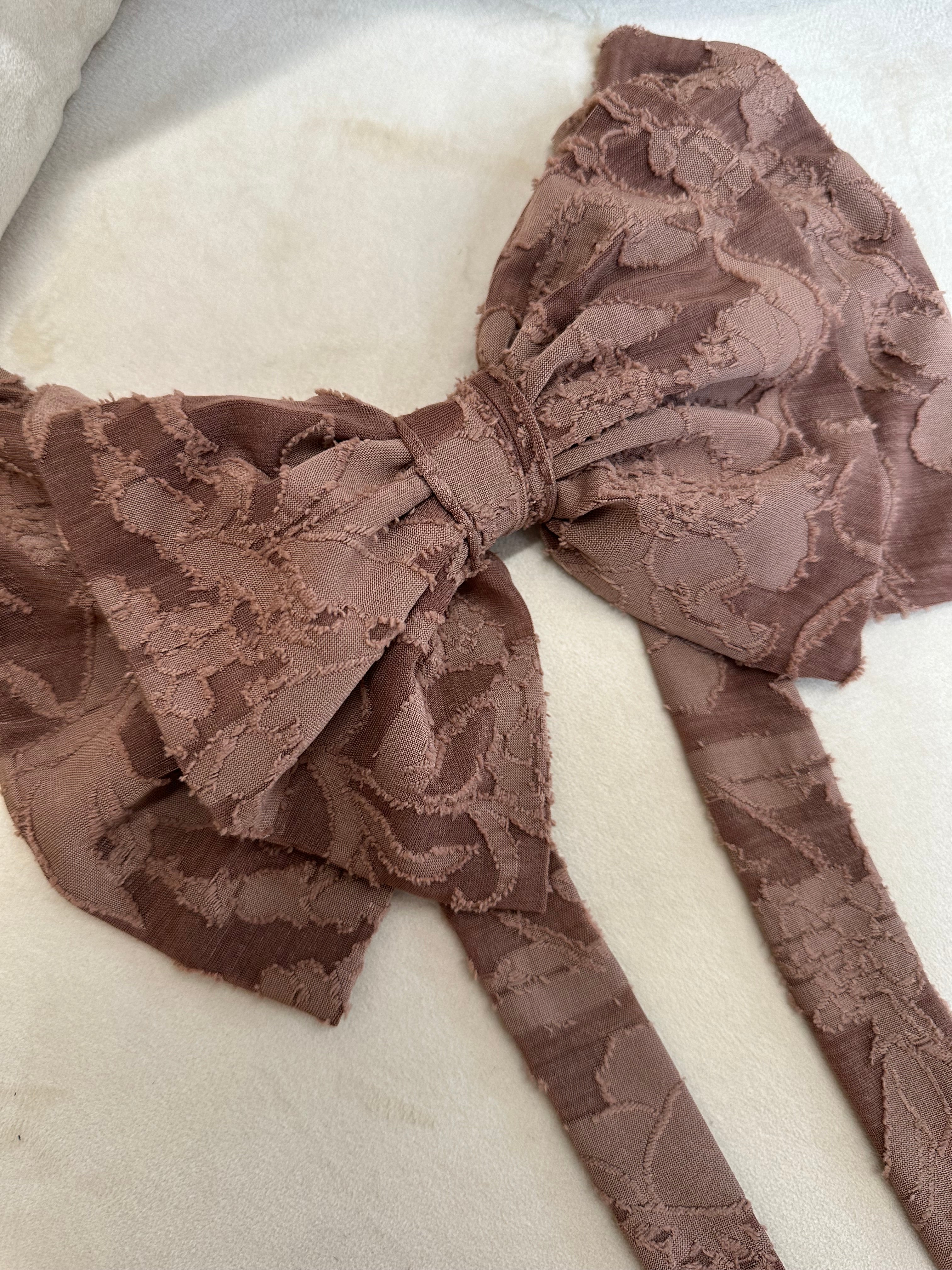 Bodhi Hair Bow Almond Brown
