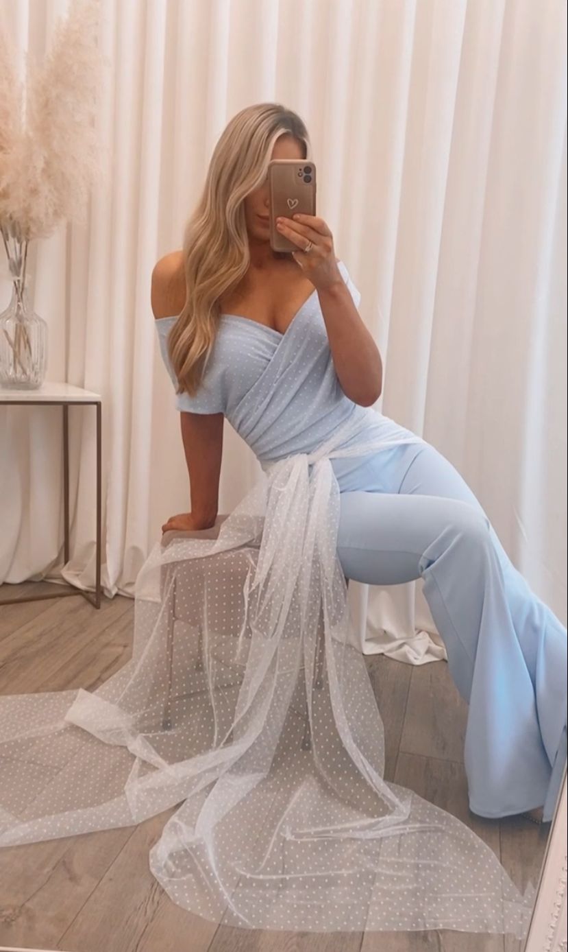 Philippa Jumpsuit Baby Blue