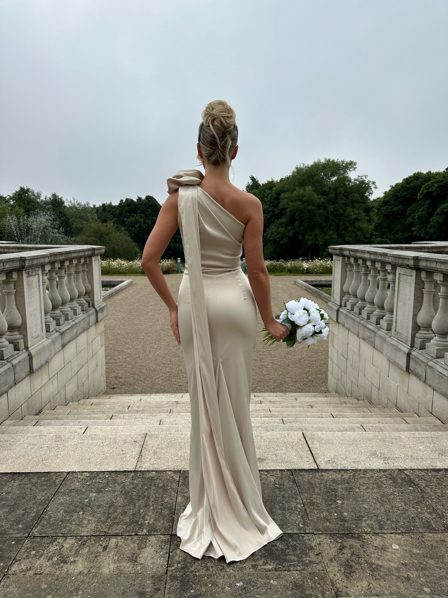 Amalfi Dress Champagne