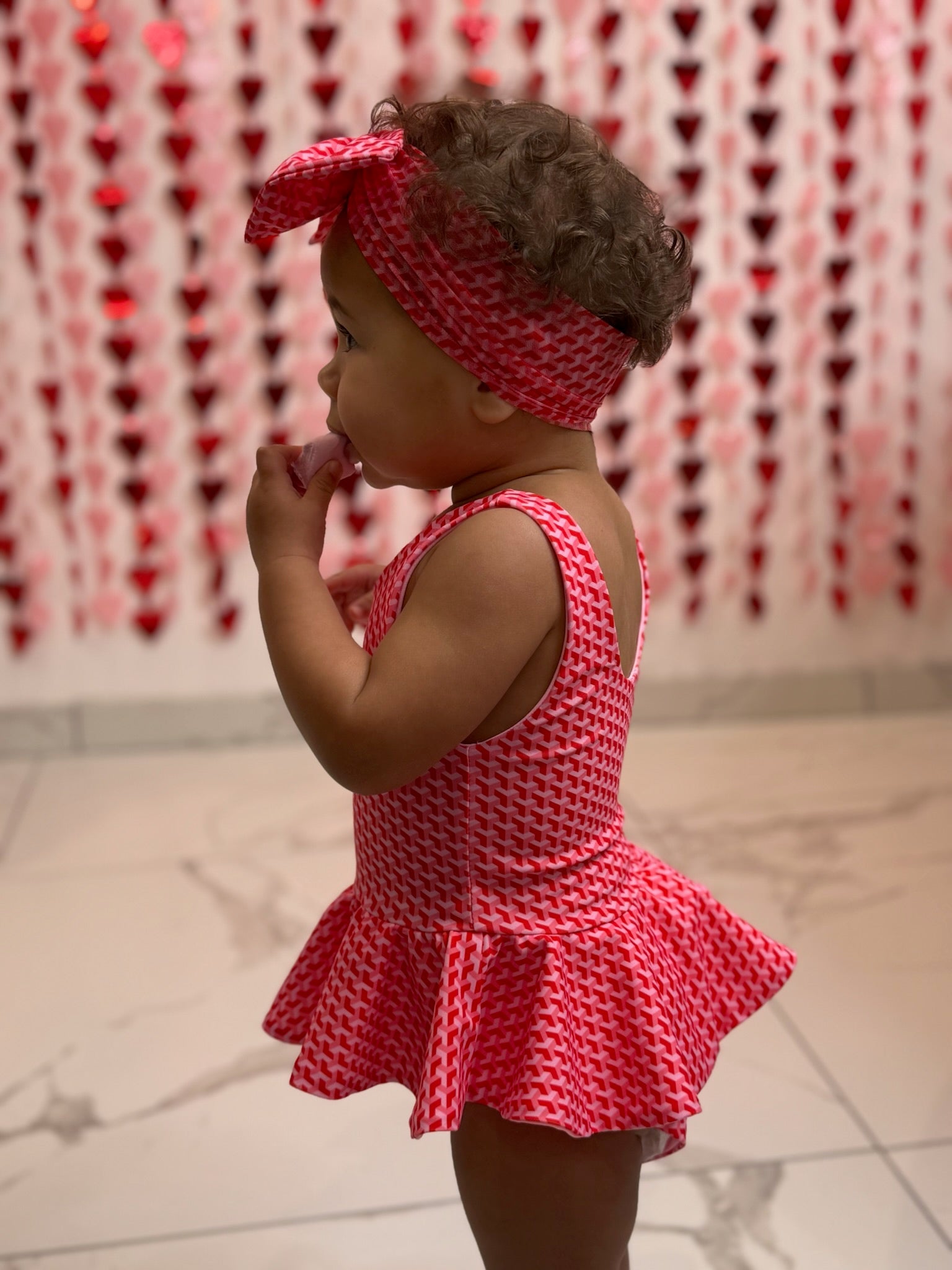 Mini Miami Peplum Ruffle Swimsuit