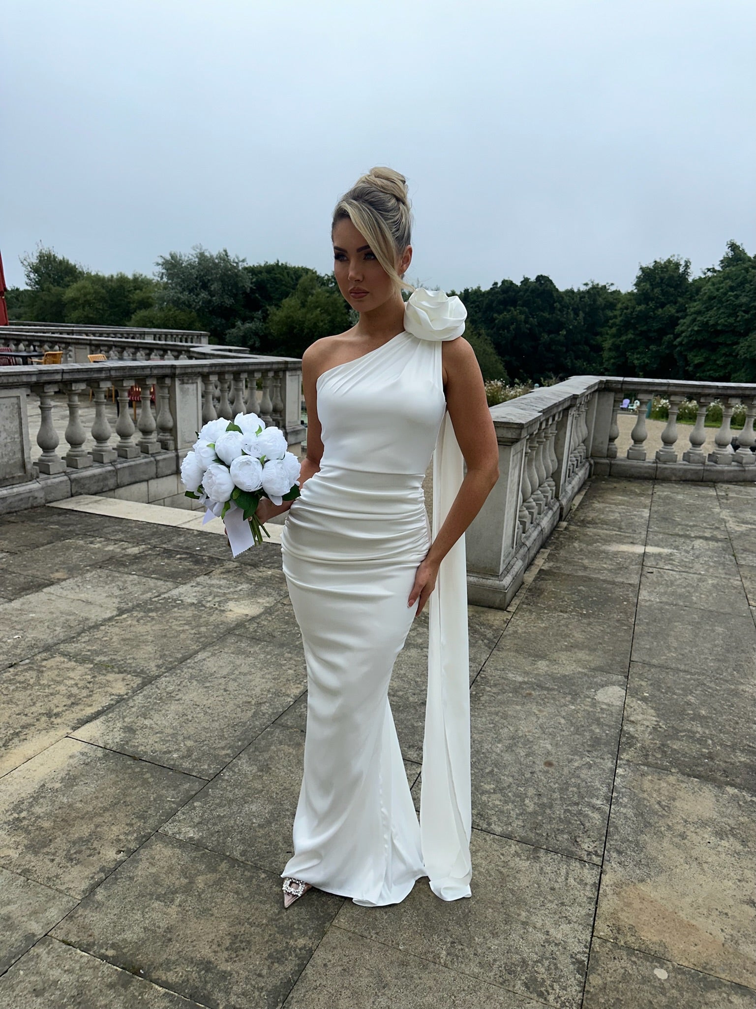 Amalfi Dress White