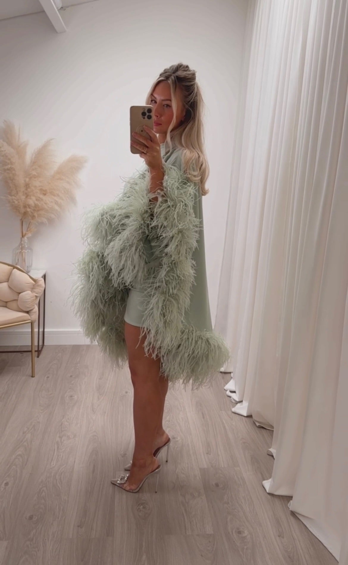 Kylie Mini Skirt Set Matcha