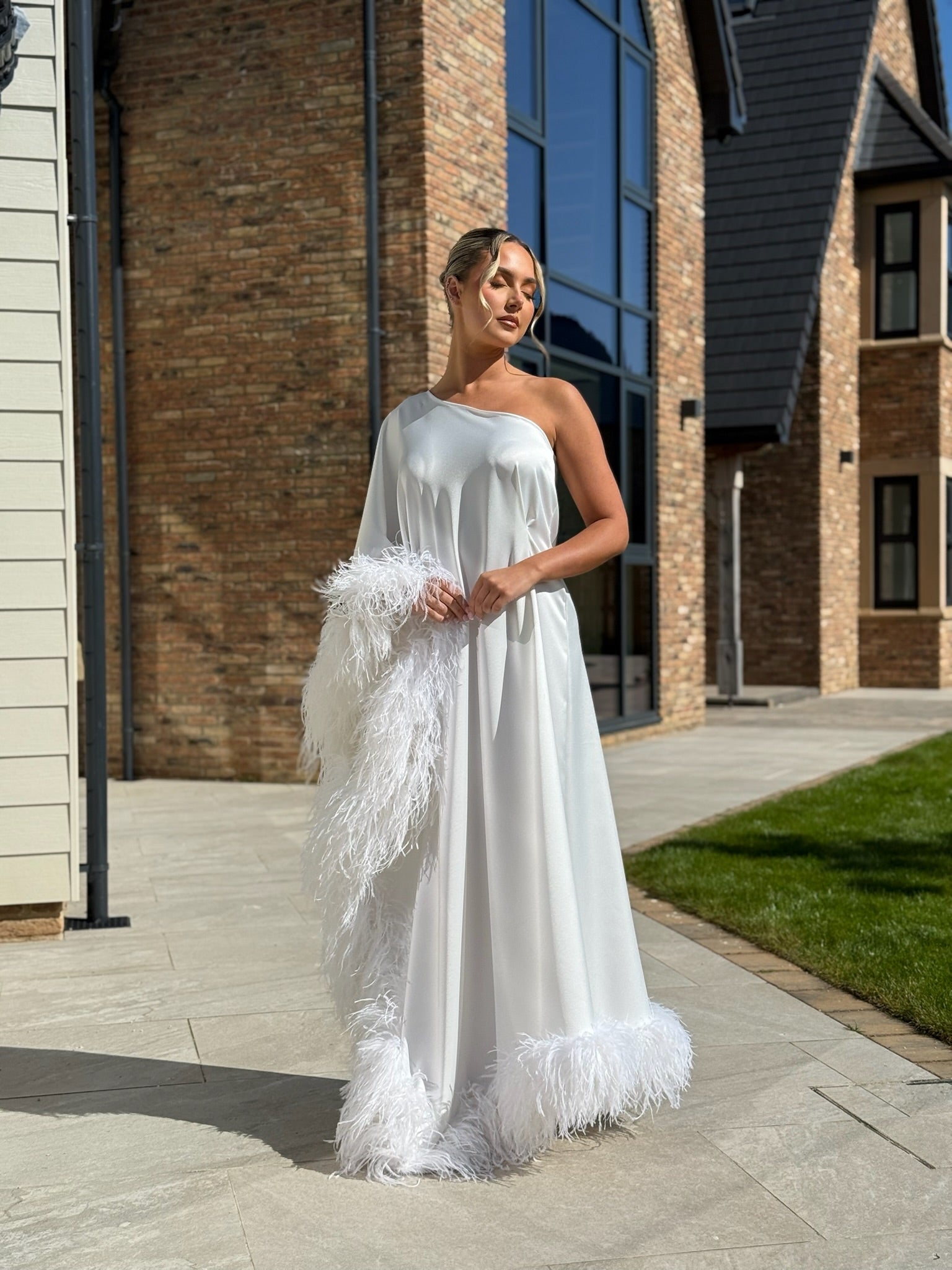 Capri Floorlength Dress White 14