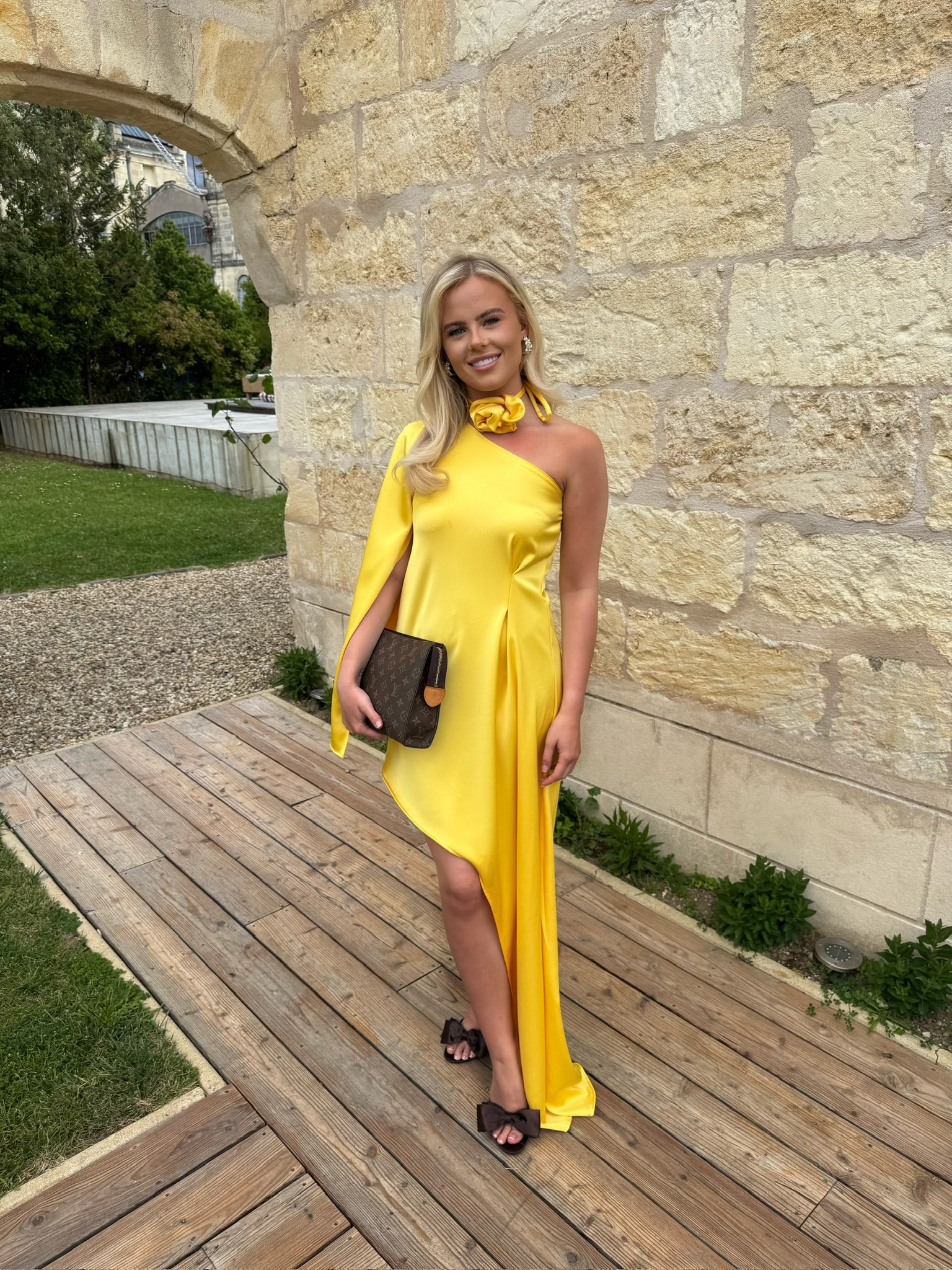 Liberty Rose Dress Yellow