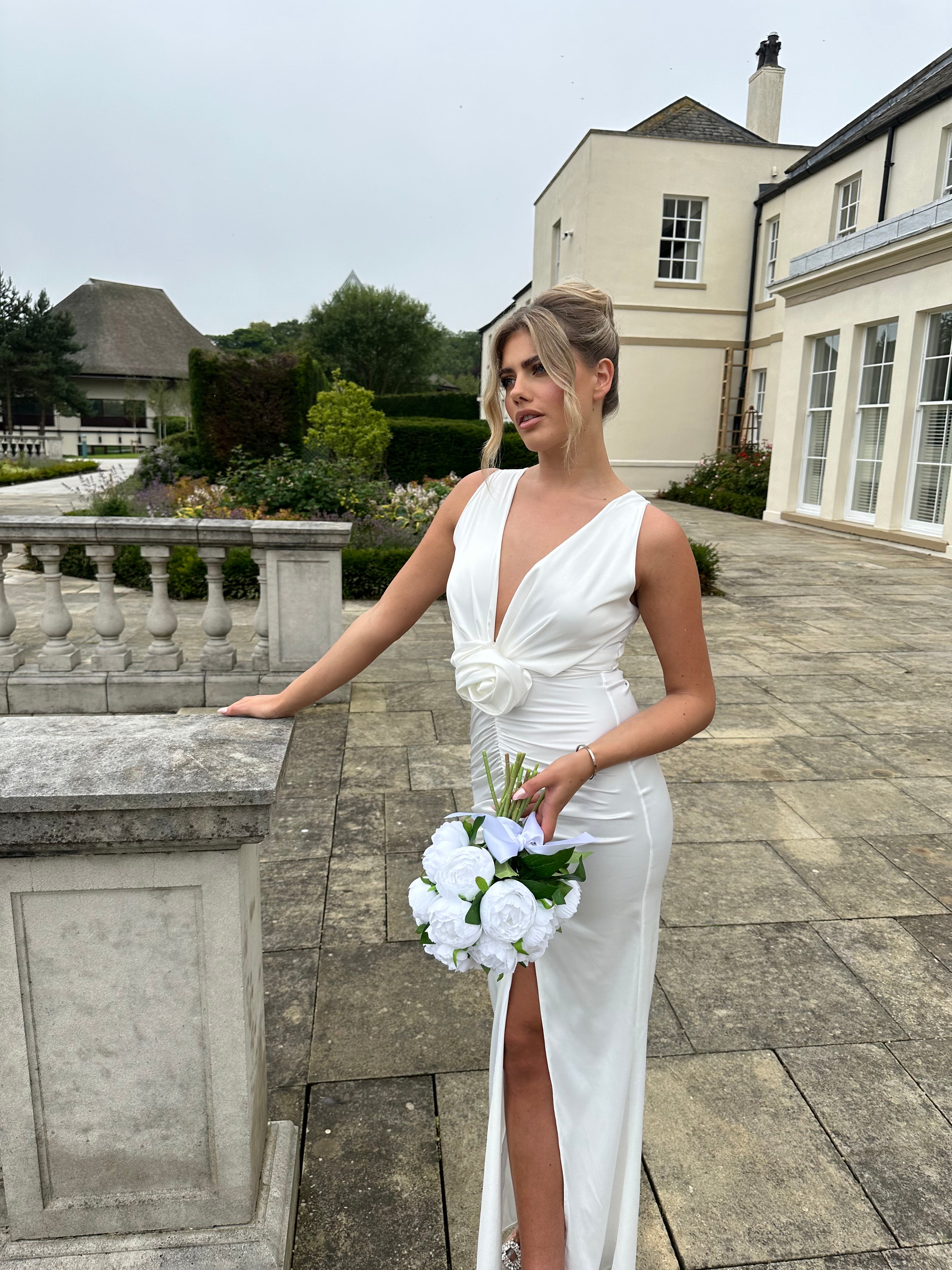 Mykonos Dress White