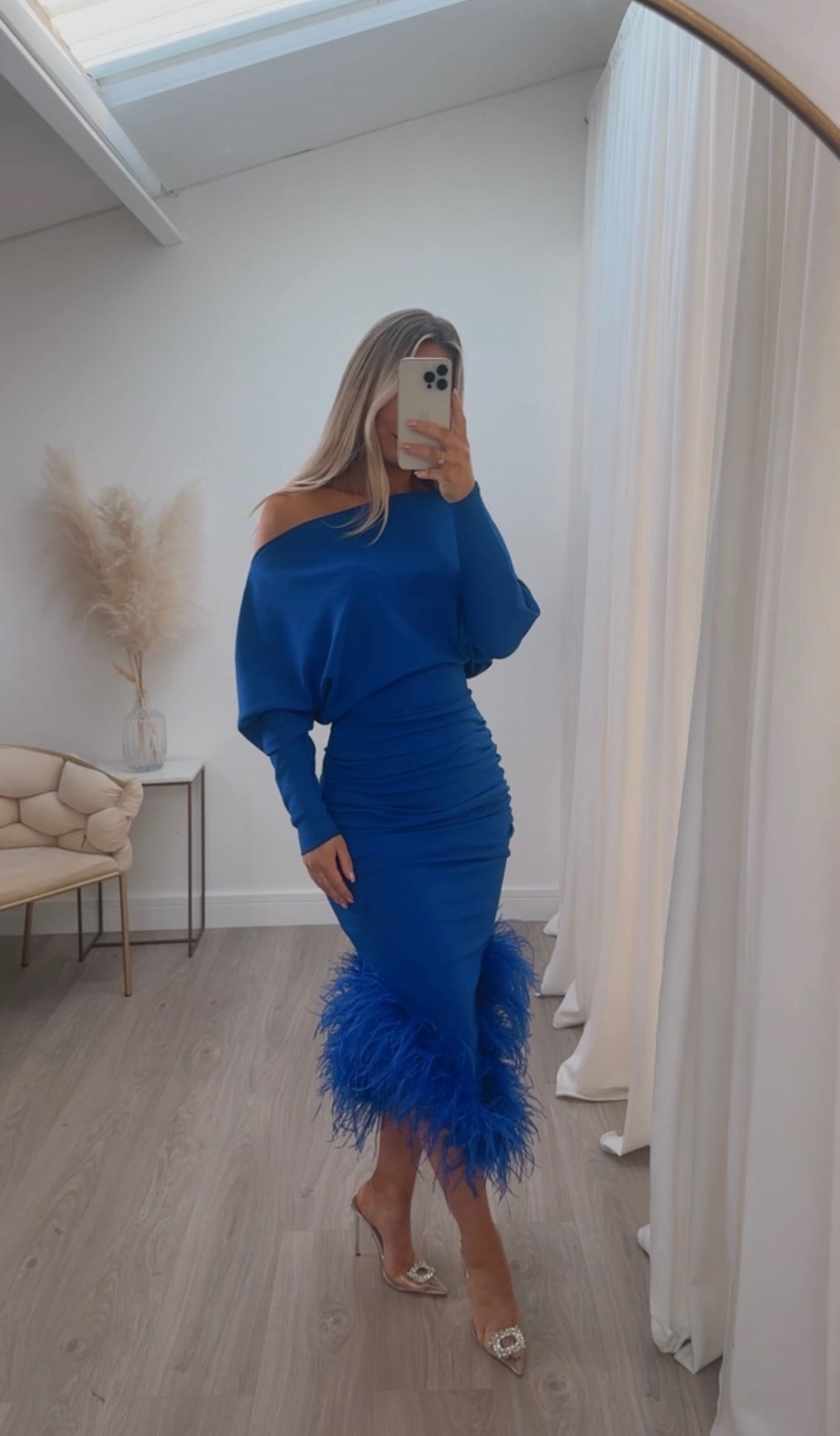Arella Dress Royal Blue