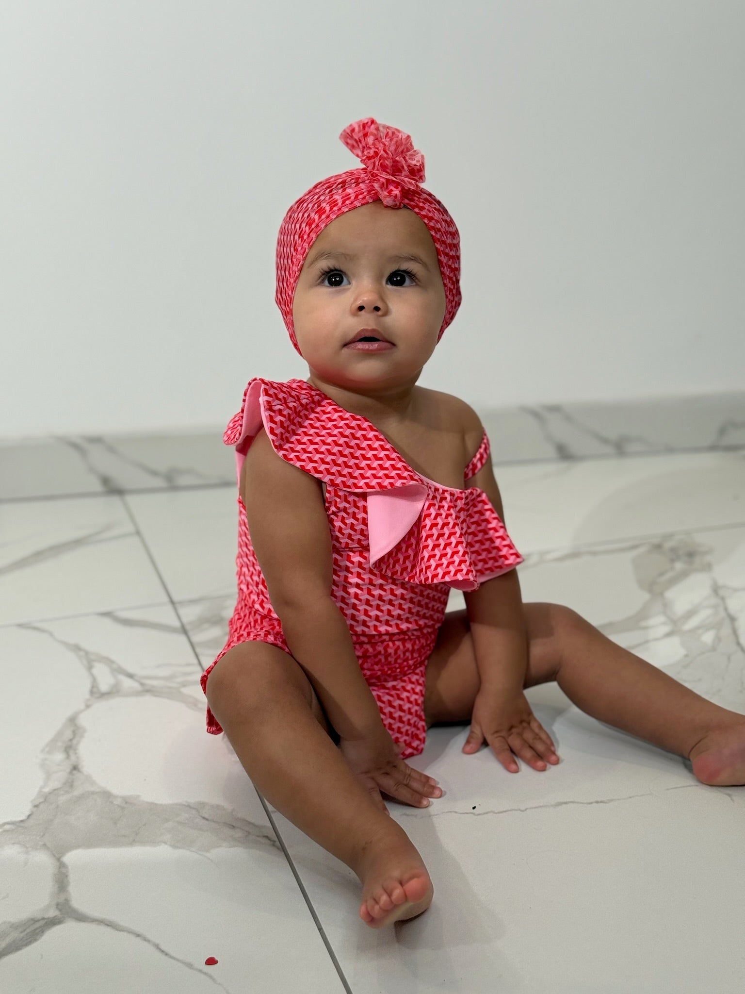 Mini Miami Ruffle shoulder Swimsuit