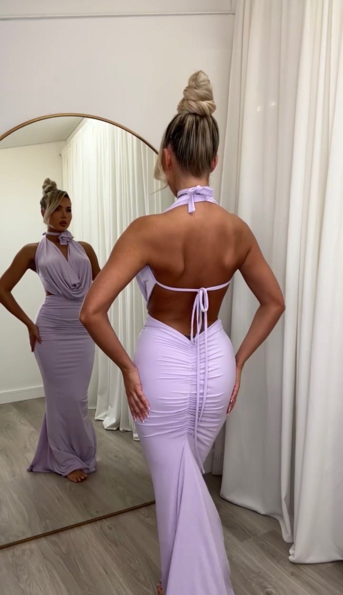 Rose Dress Lilac