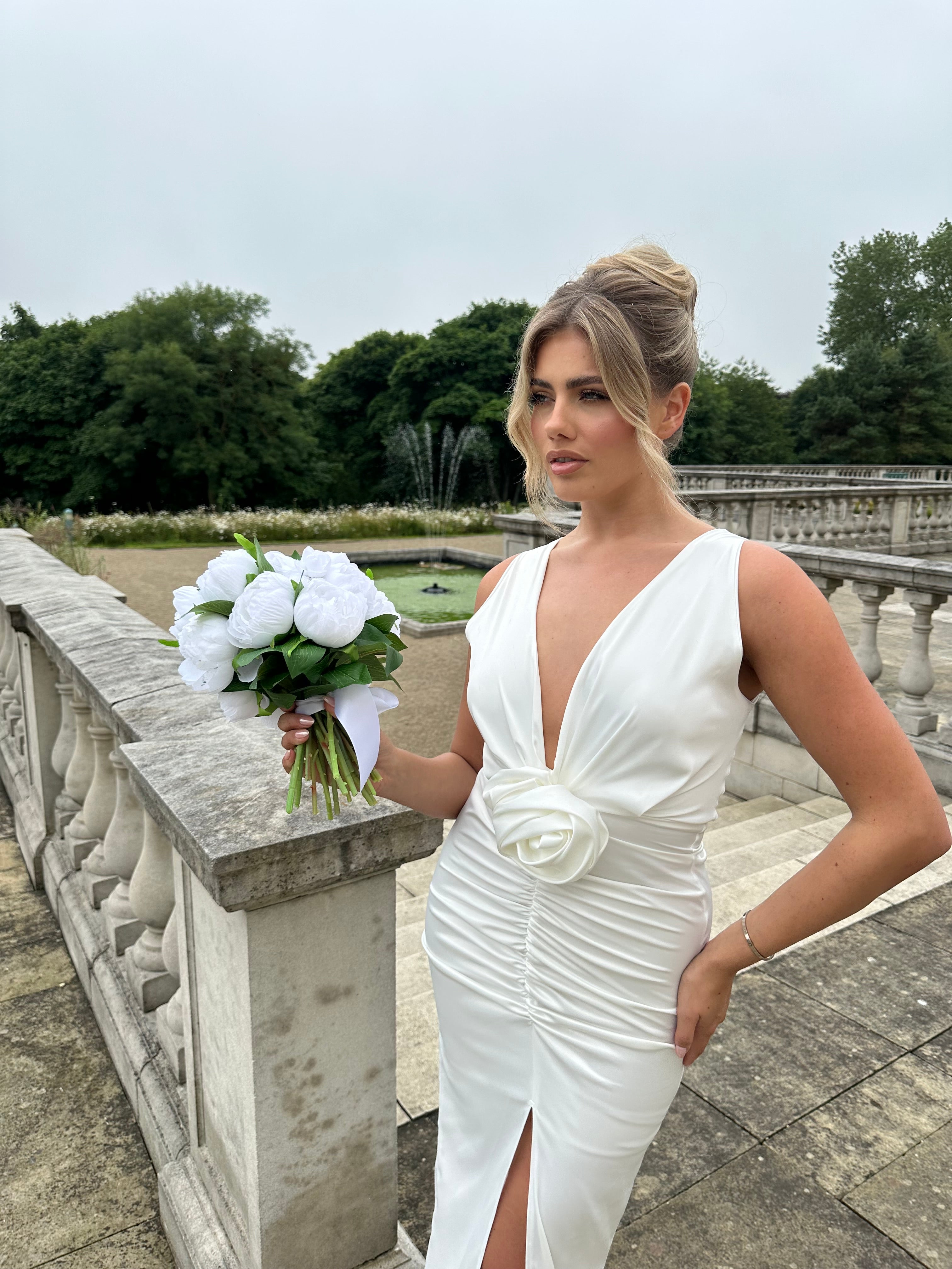 Mykonos Dress White