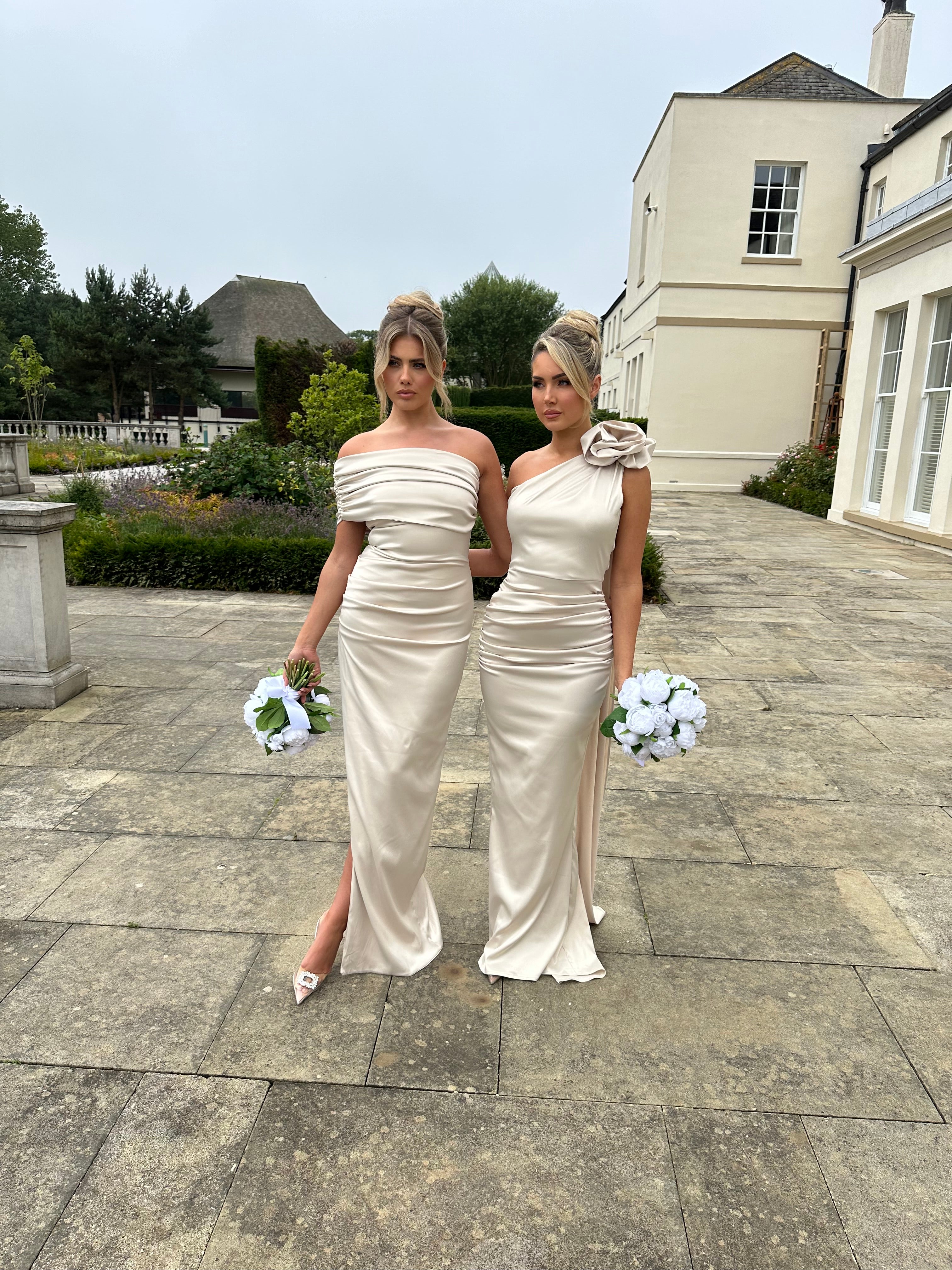 Amalfi Dress Champagne