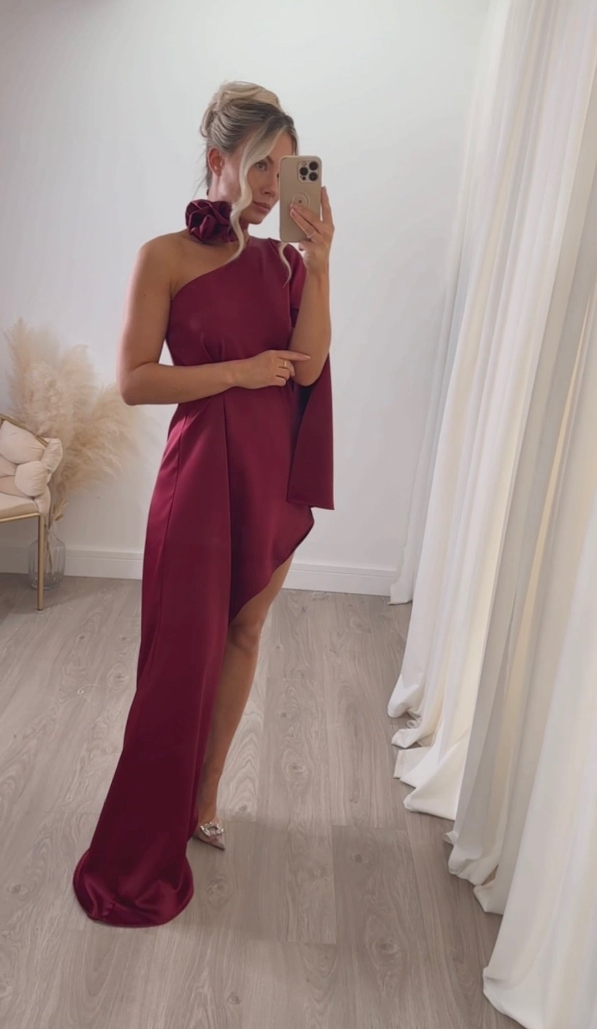 Liberty Rose Dress Wine