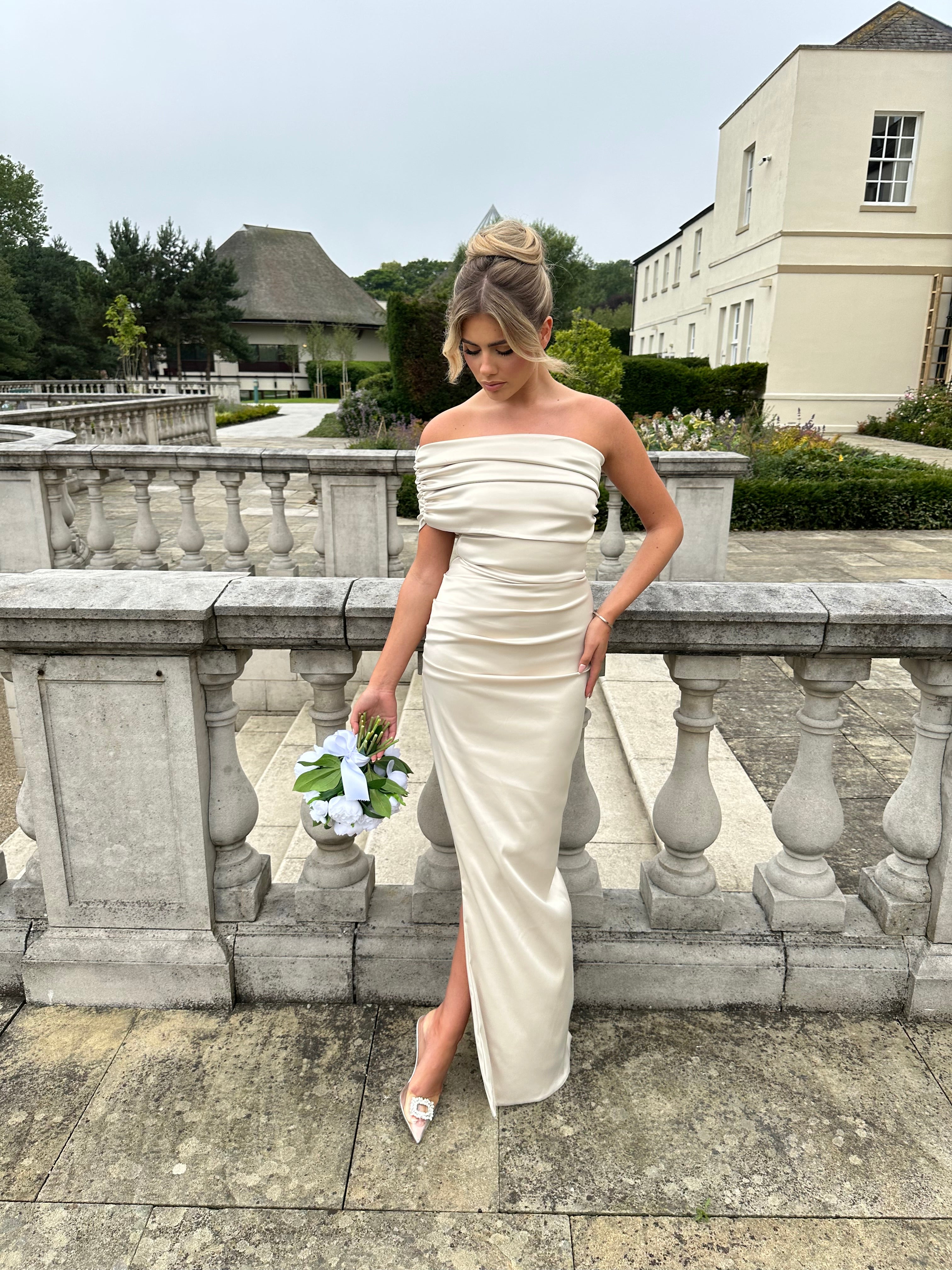 Monaco Dress Champagne