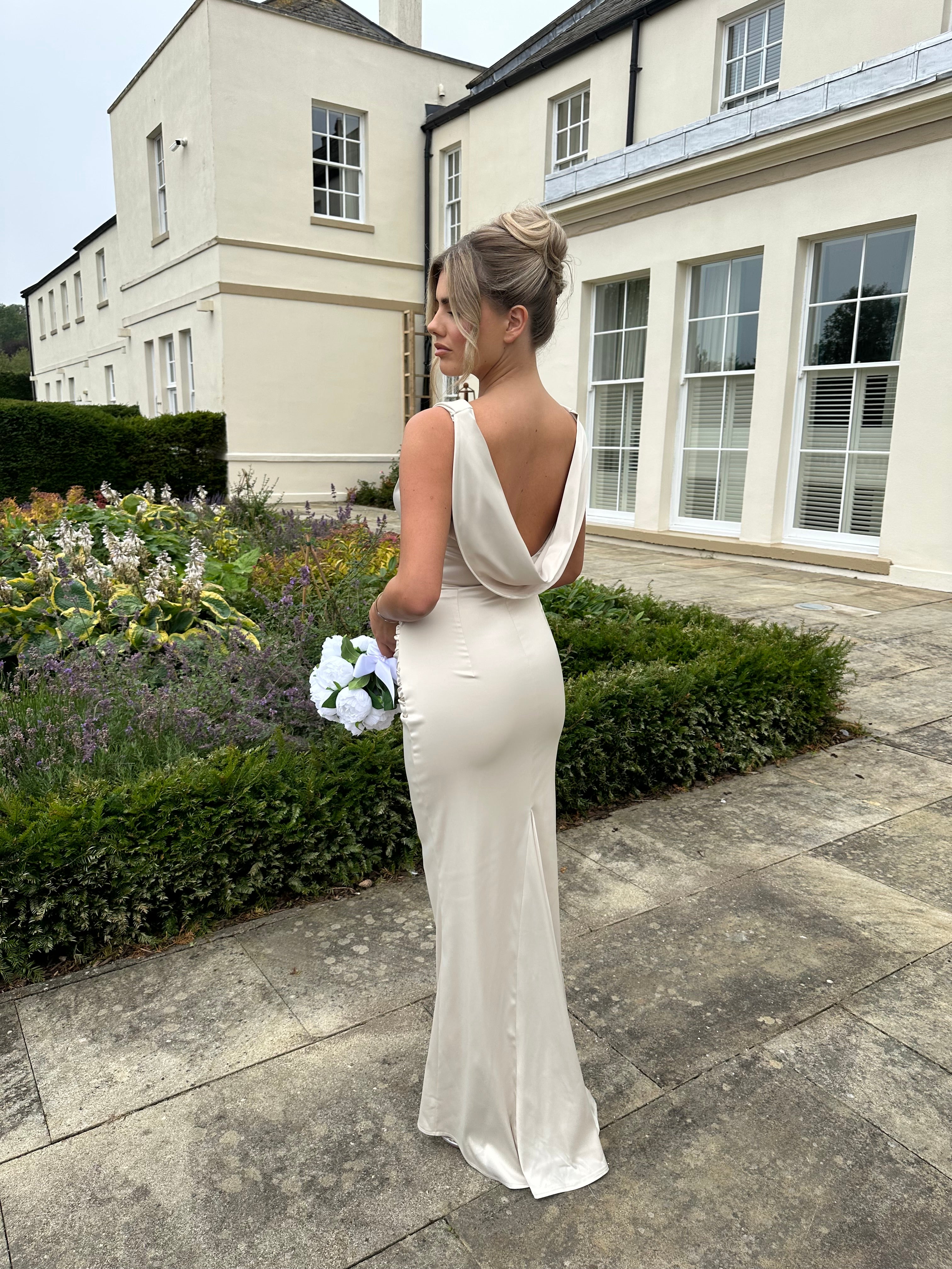 Santorini Dress Champagne