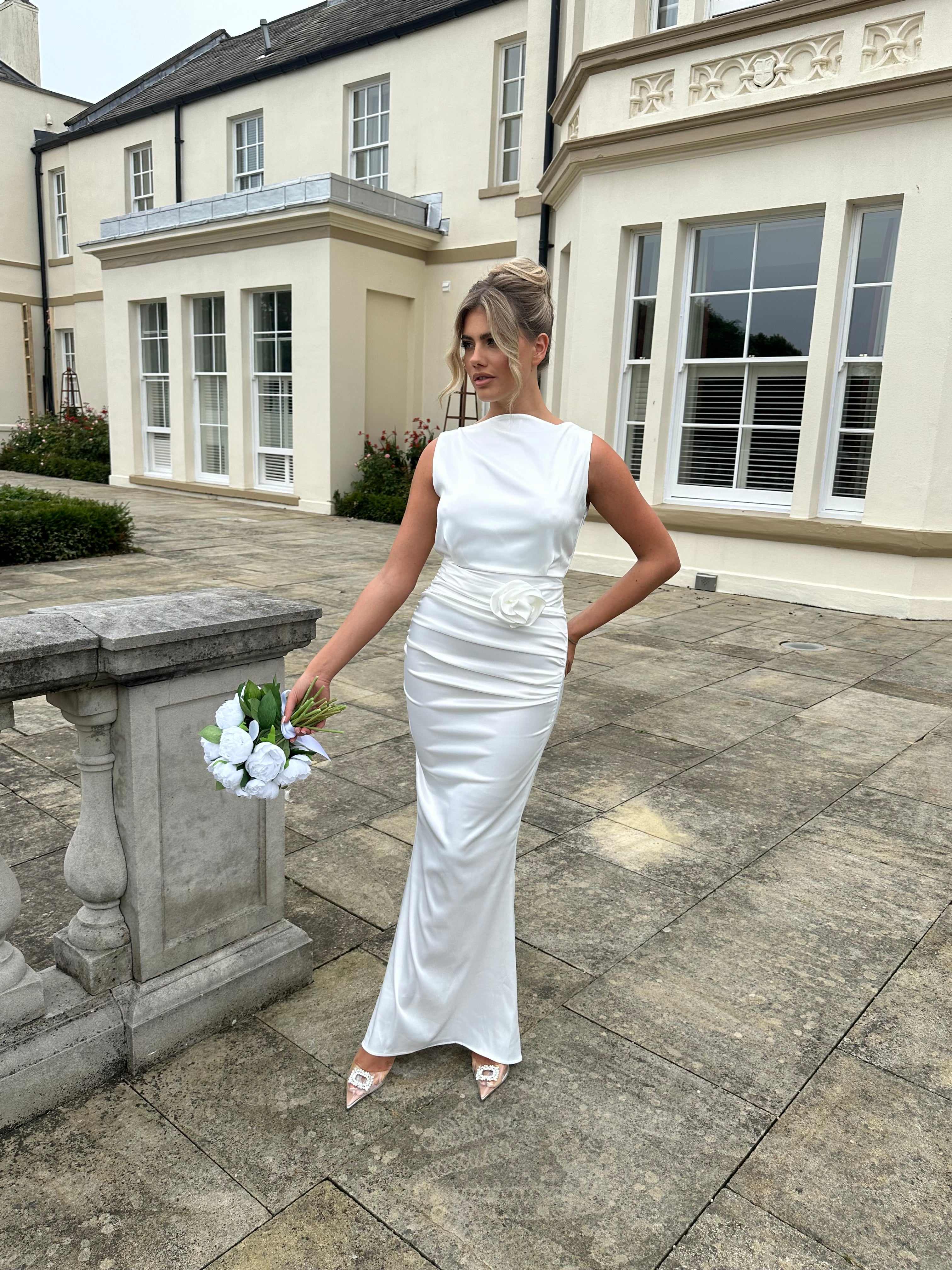 Bali Belt Dress White