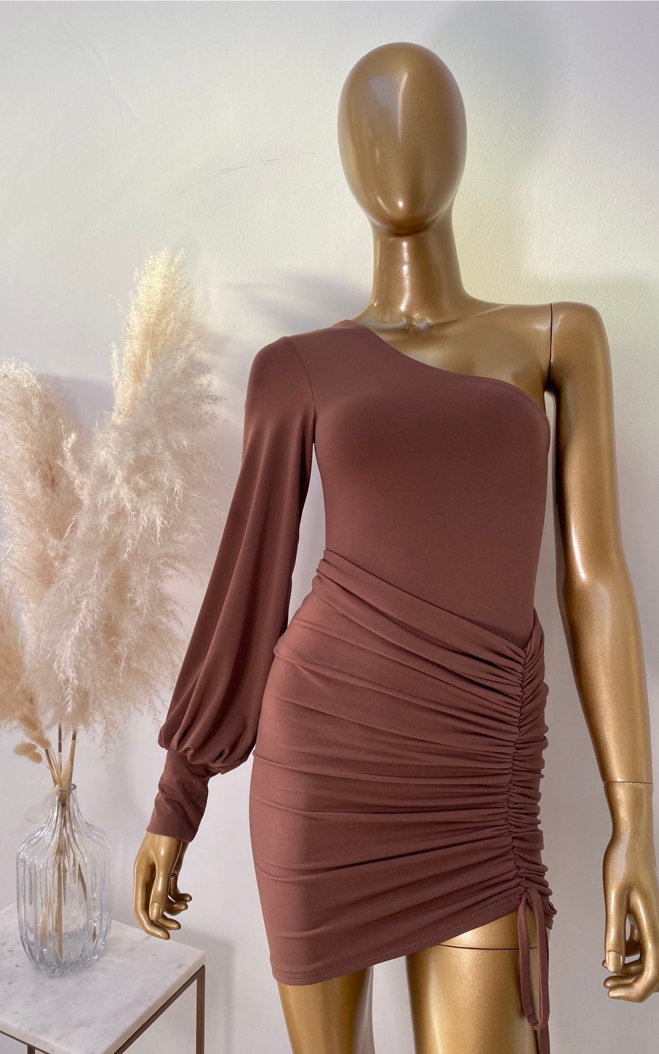 Ava Two Piece Set Almond Brown