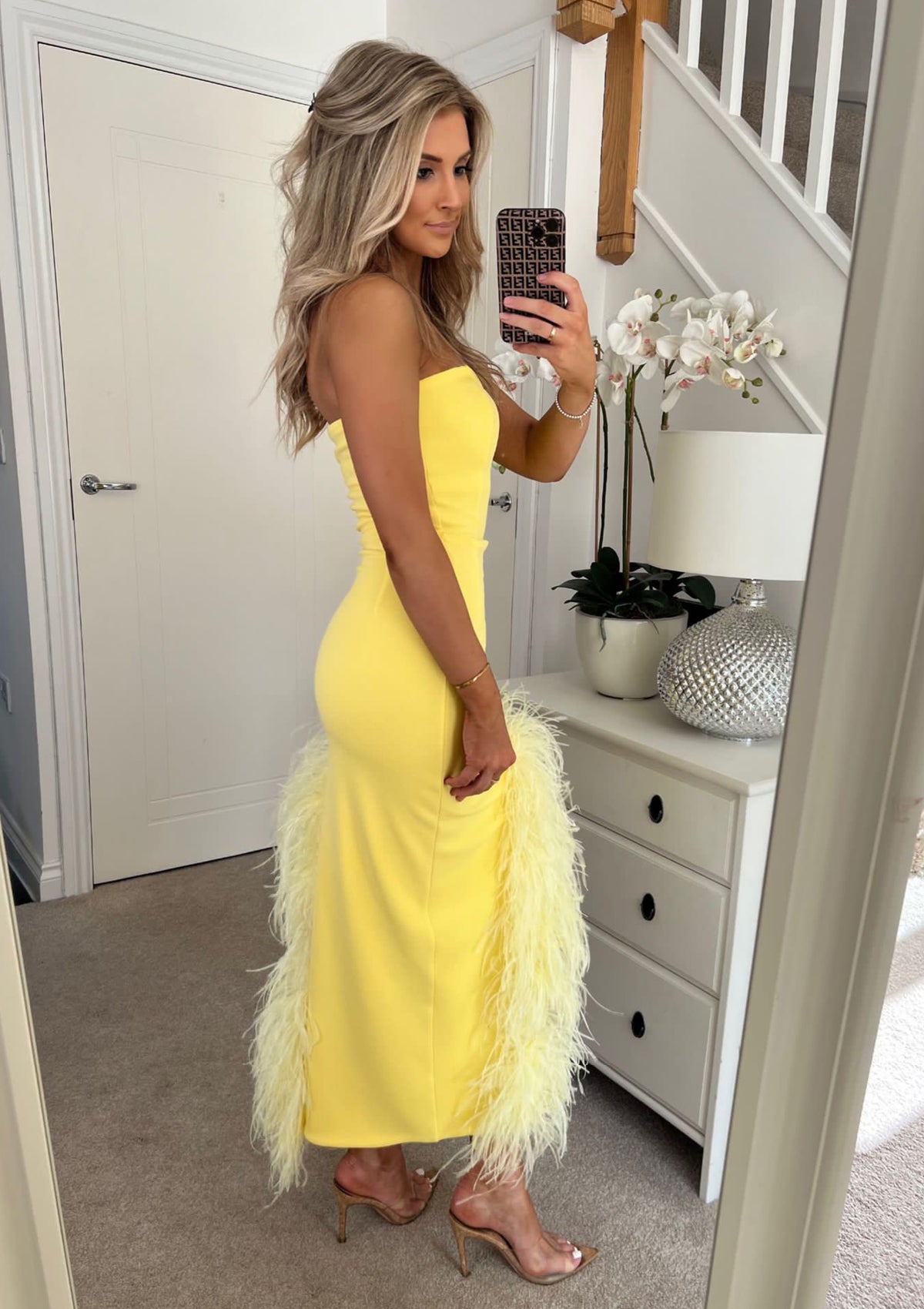 Amara sleeveless Dress Yellow