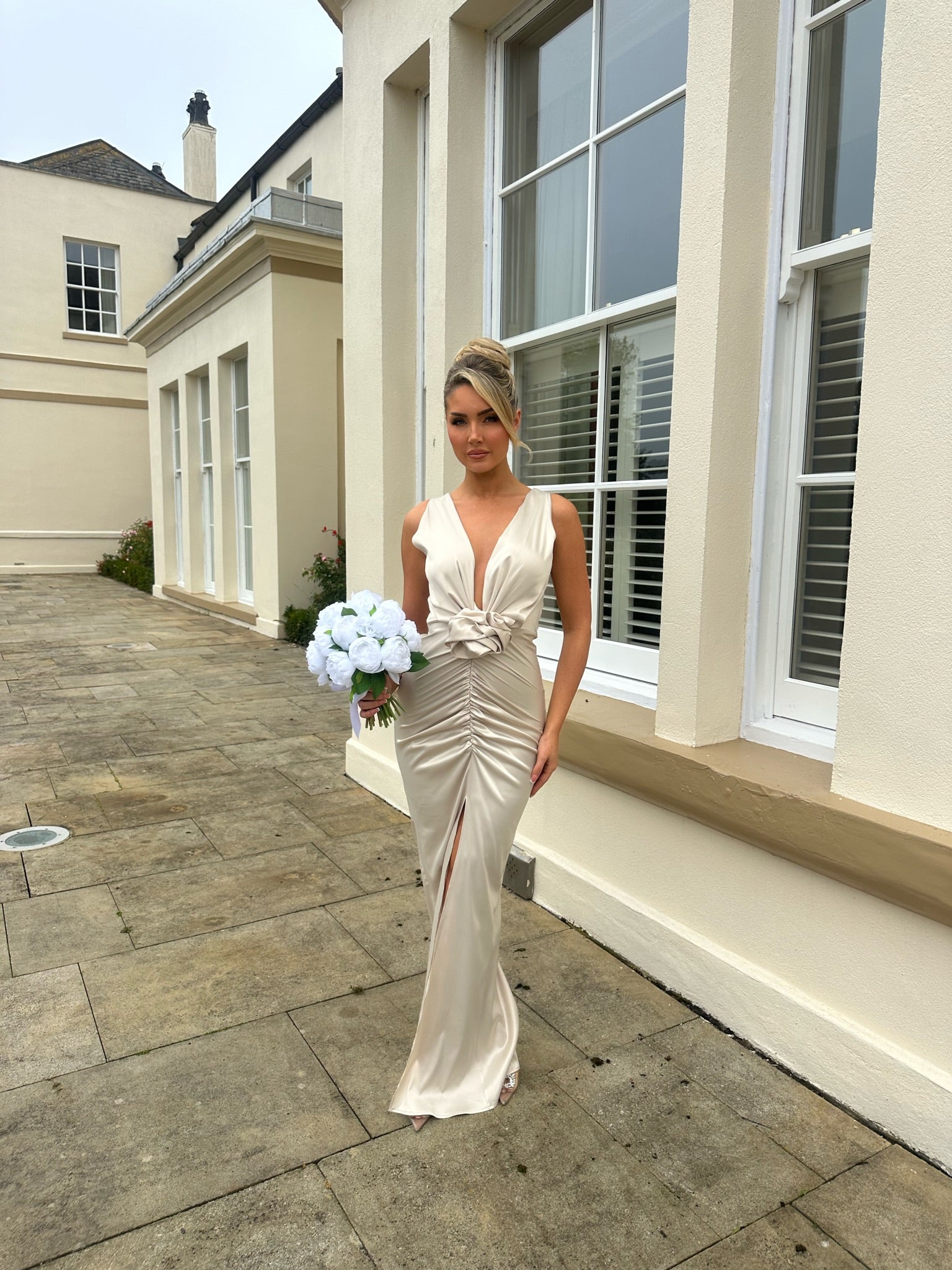 Mykonos Dress Champagne