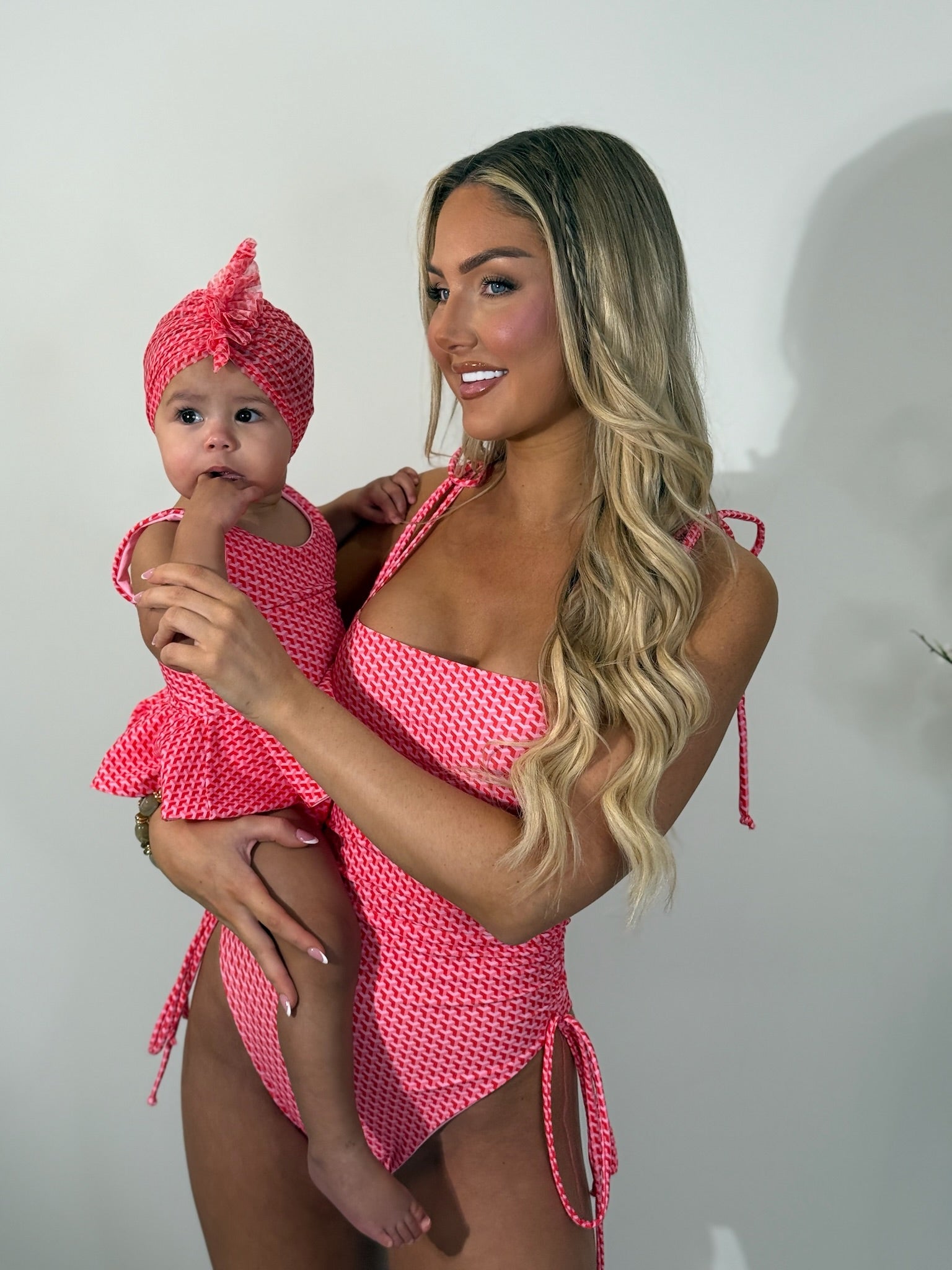 Miami Gathered Tie Shoulder Swimsuit