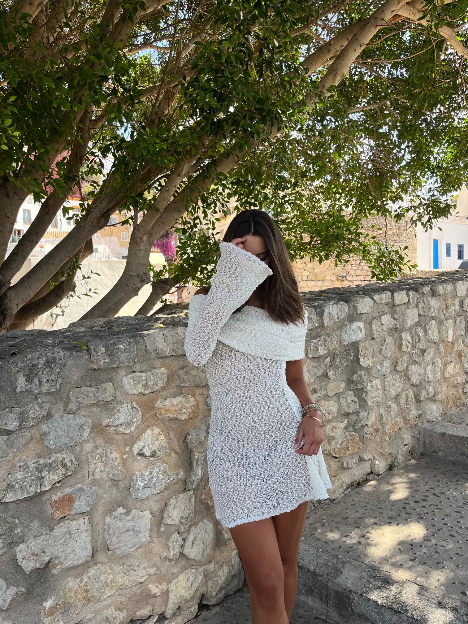 Paige Sheer Knit Dress