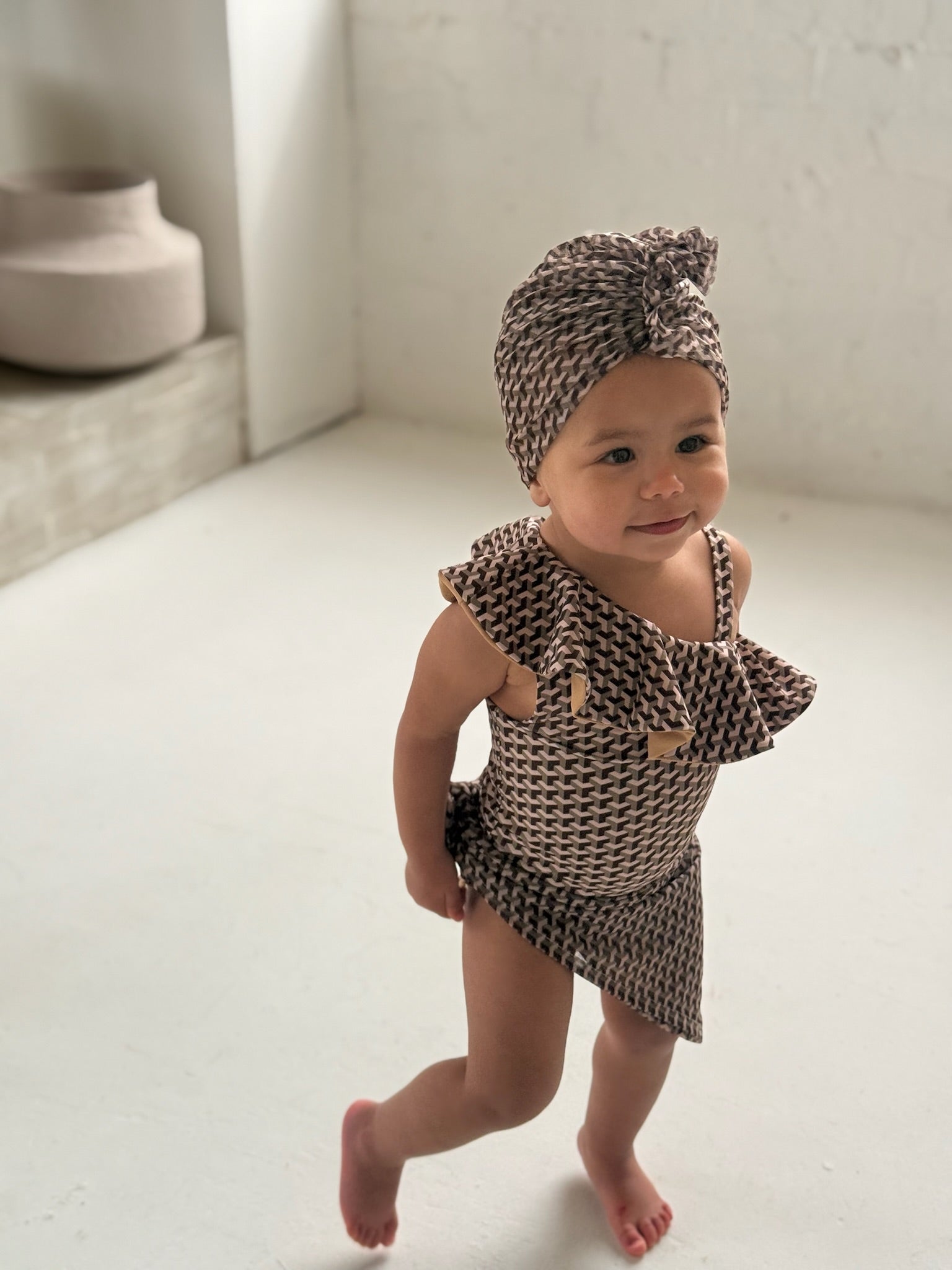 Mini Miami Taupe Sarong