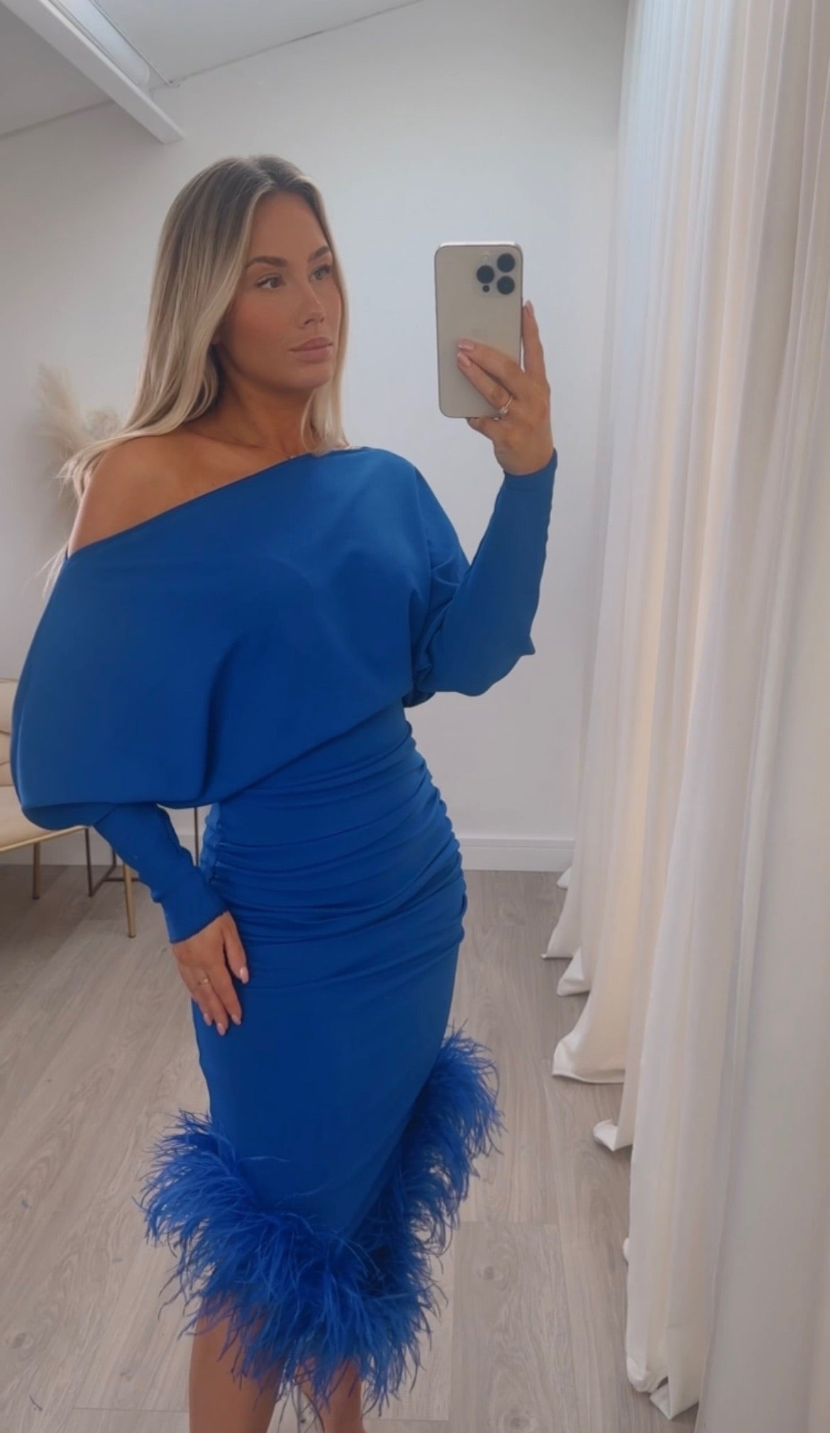 Arella Dress Royal Blue