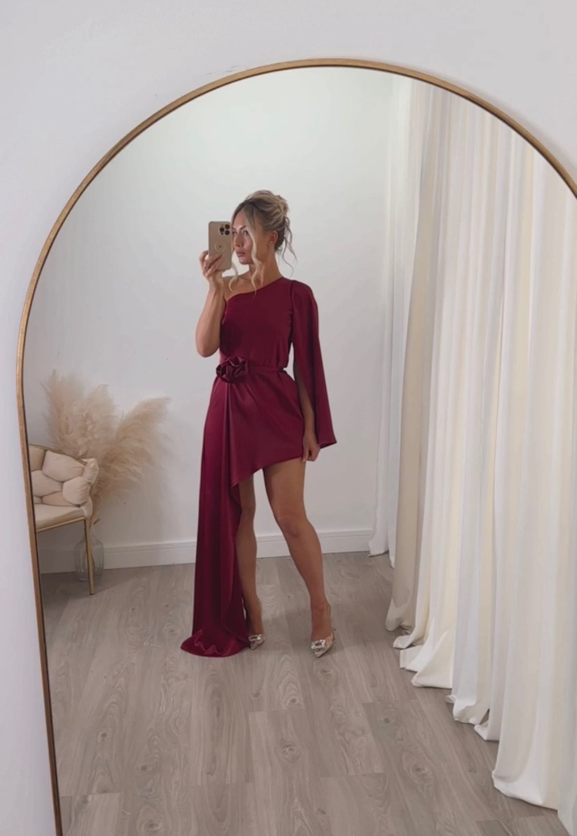 Liberty Rose Dress Wine