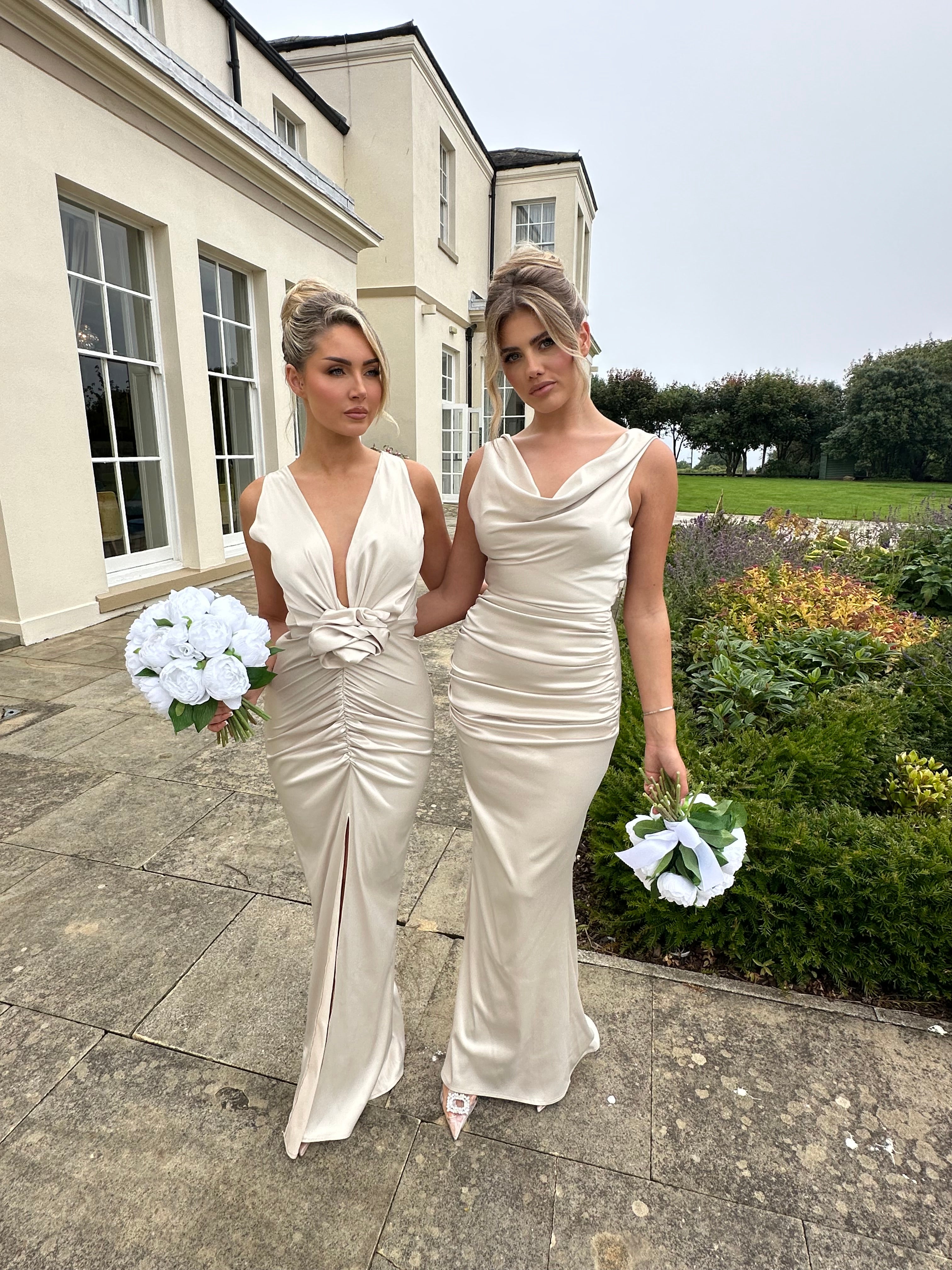 Santorini Dress Champagne