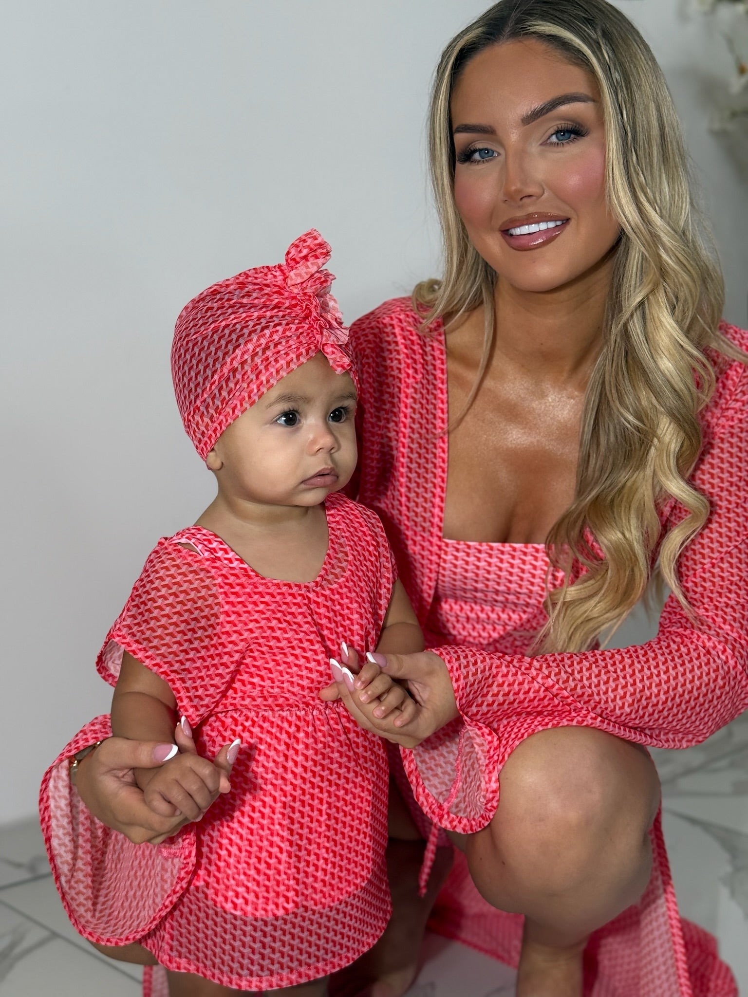 Mini Miami Pink Kimono Cover Up