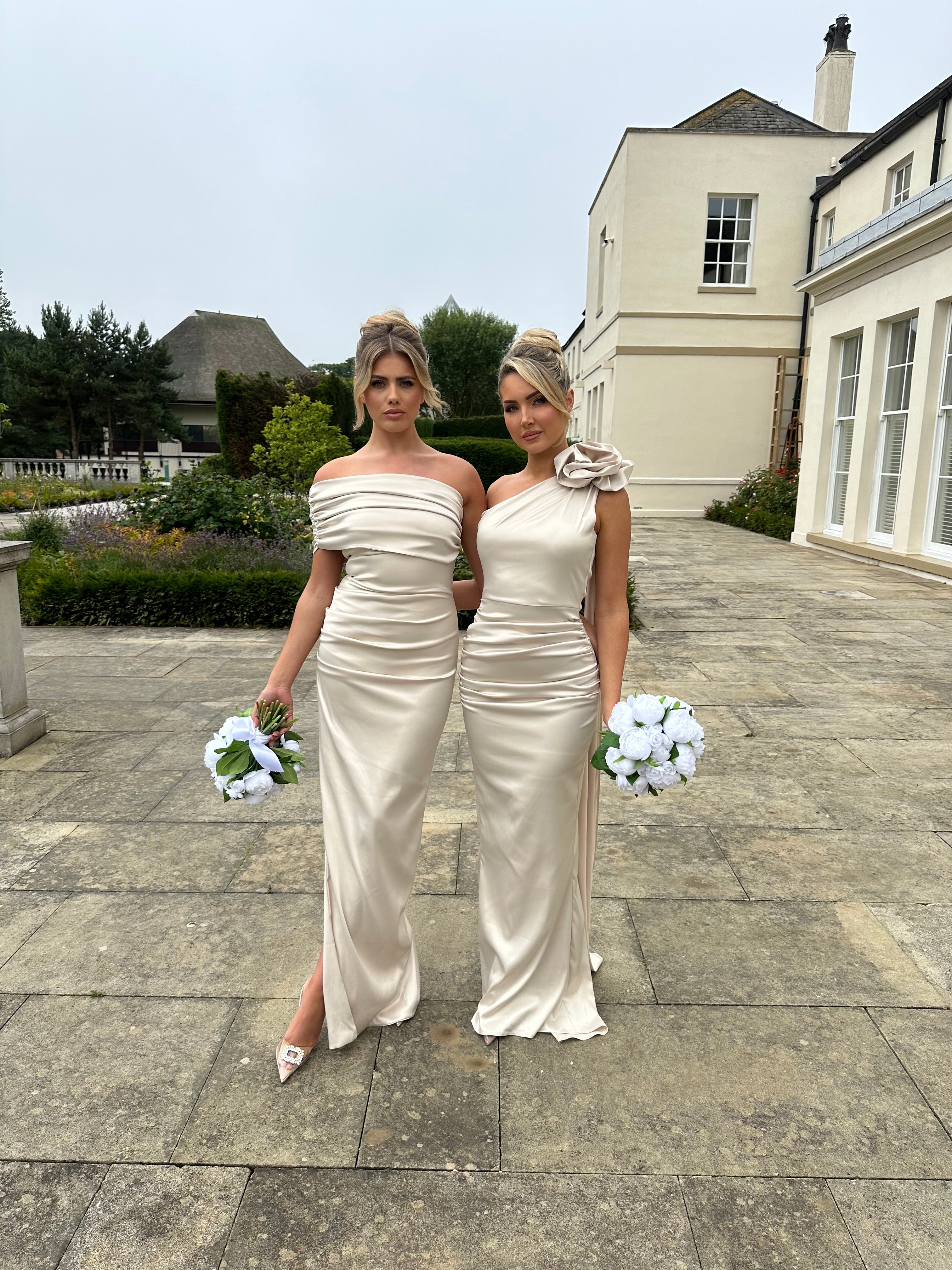 Amalfi Dress Champagne