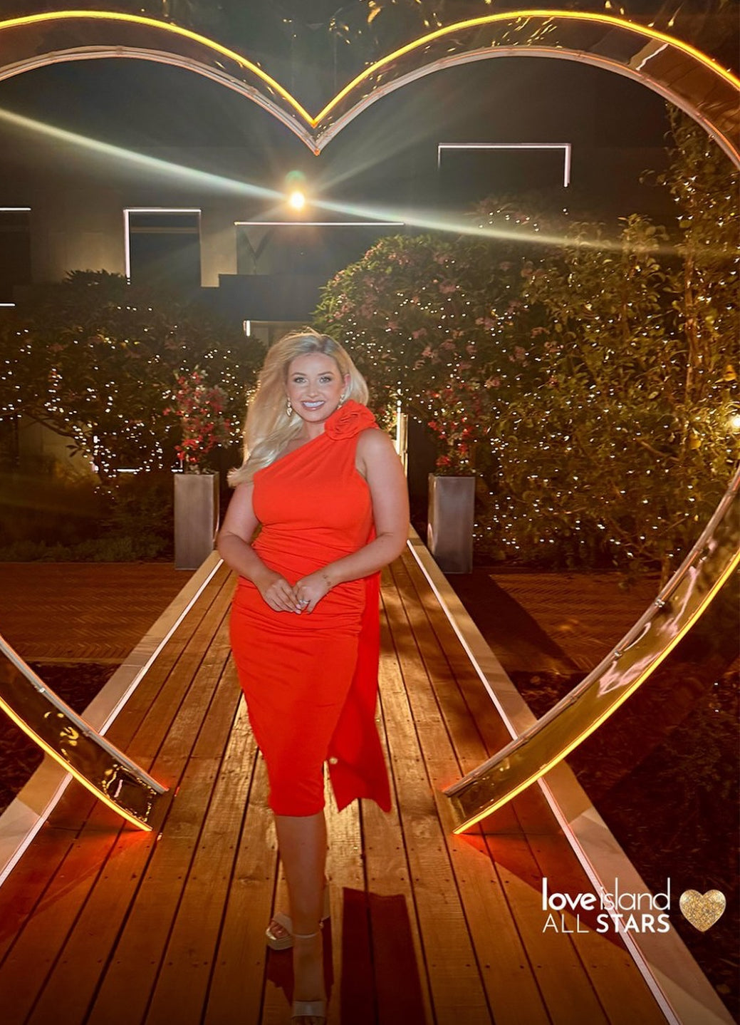 Maya Midi Dress Blood Orange