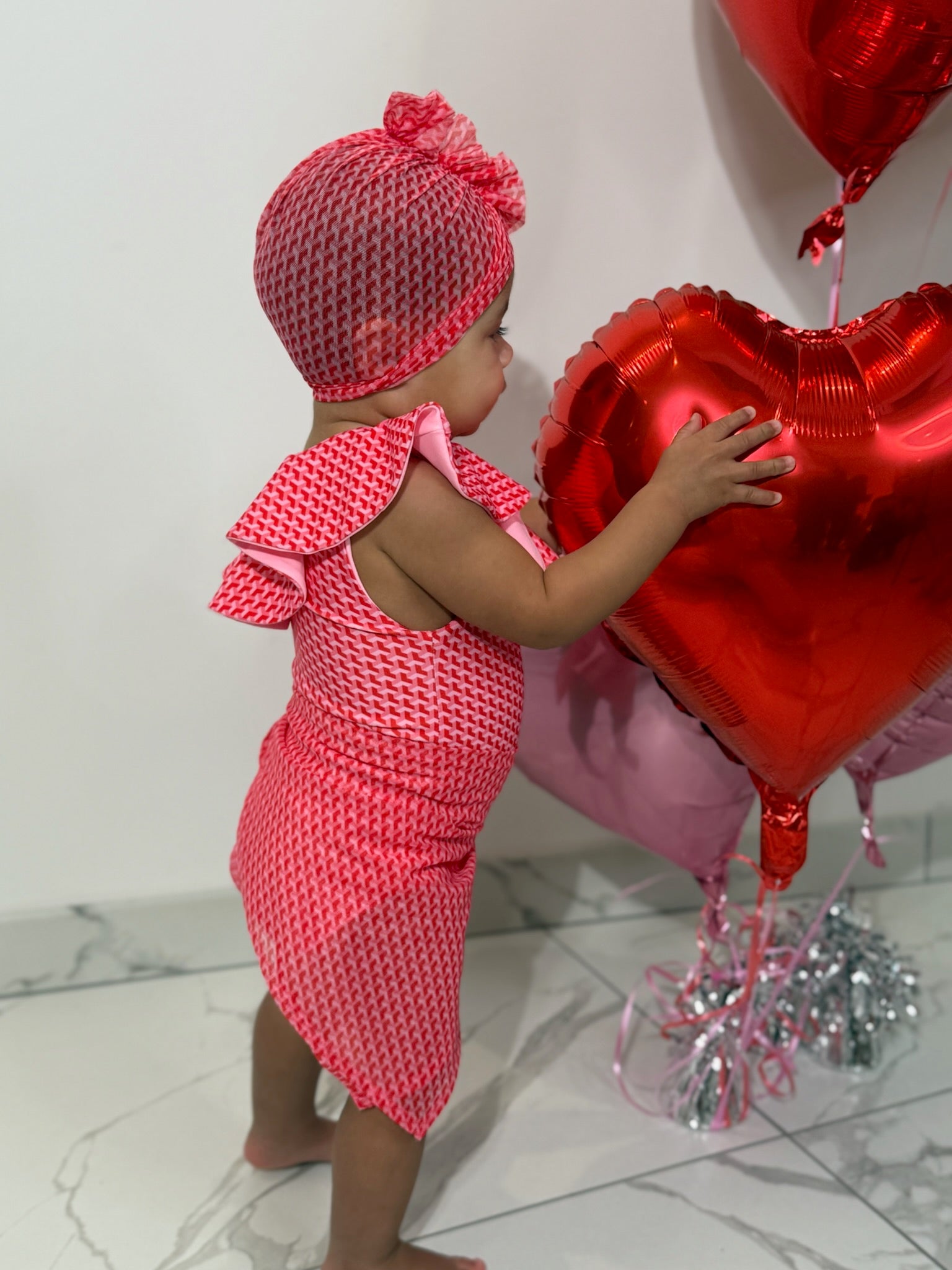 Mini Miami Ruffle Turban