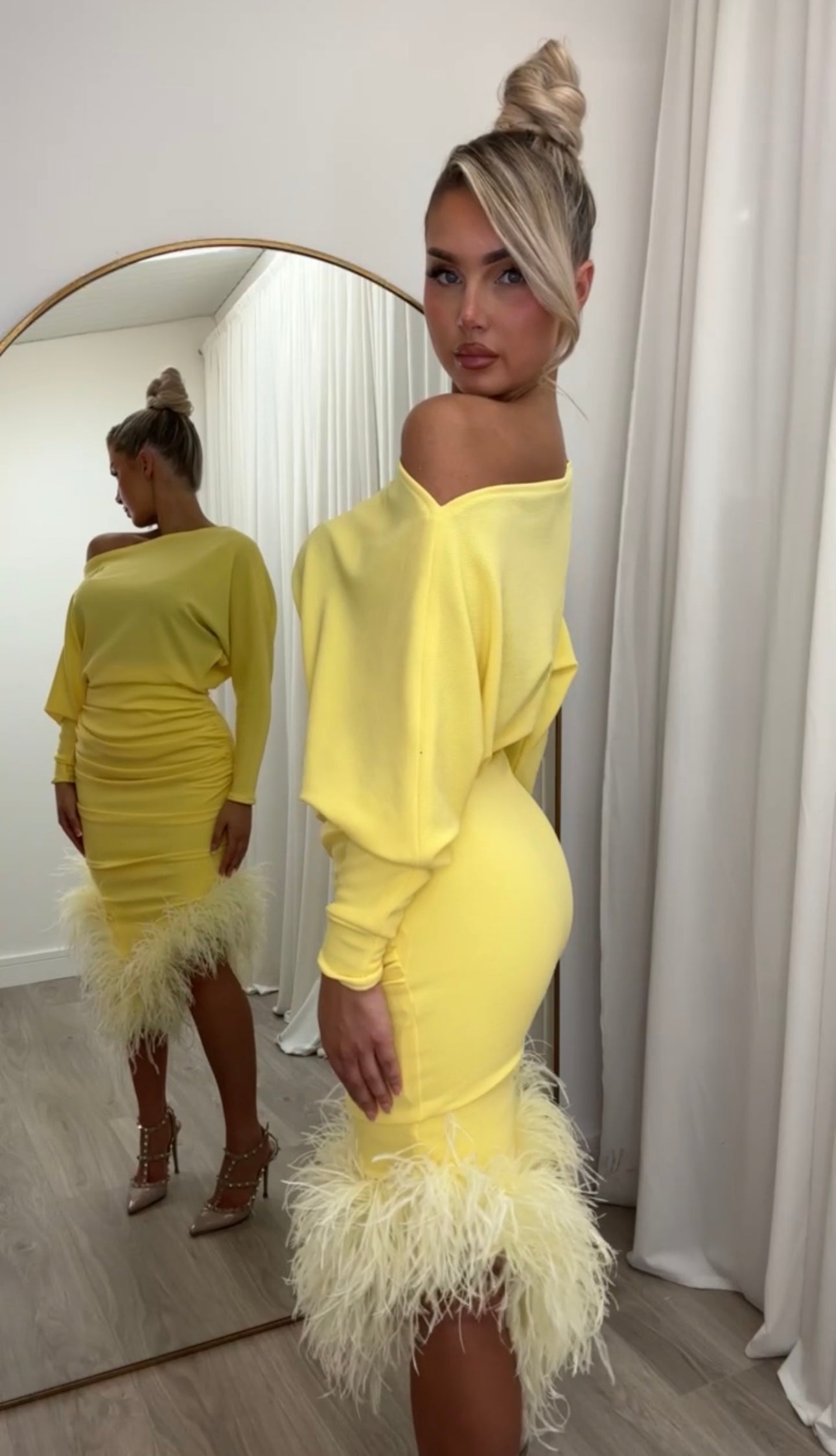 Arella Dress Yellow