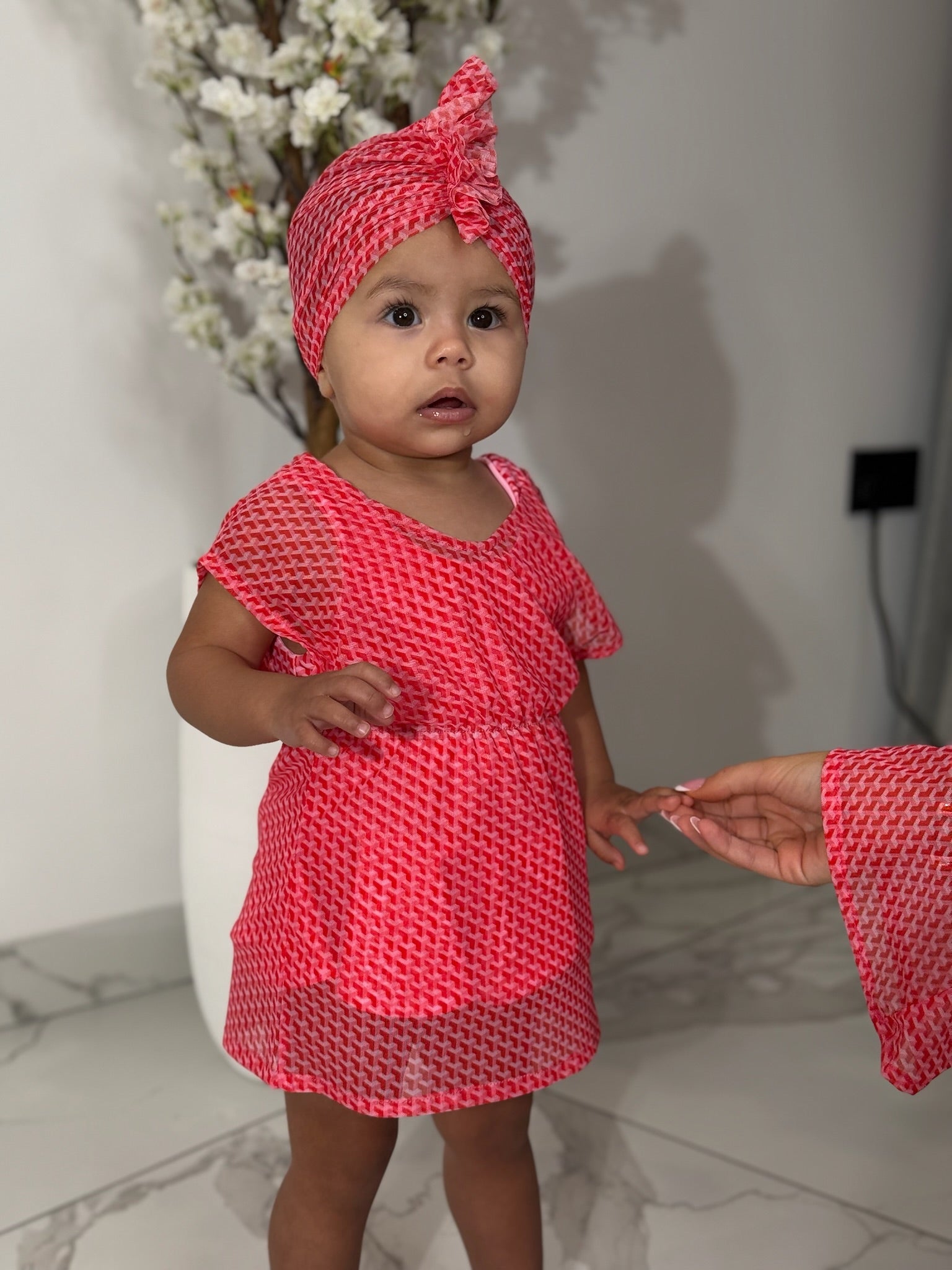 Mini Miami Pink Kimono Cover Up