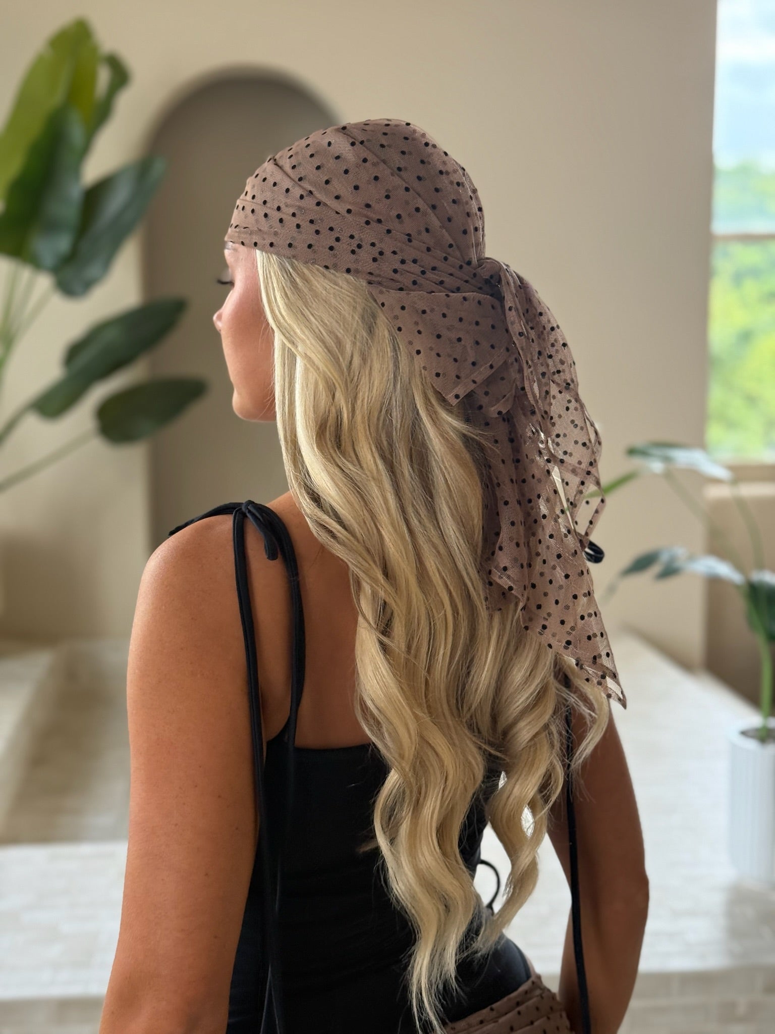 Nude Dotty Multi Way Bandana Sarong