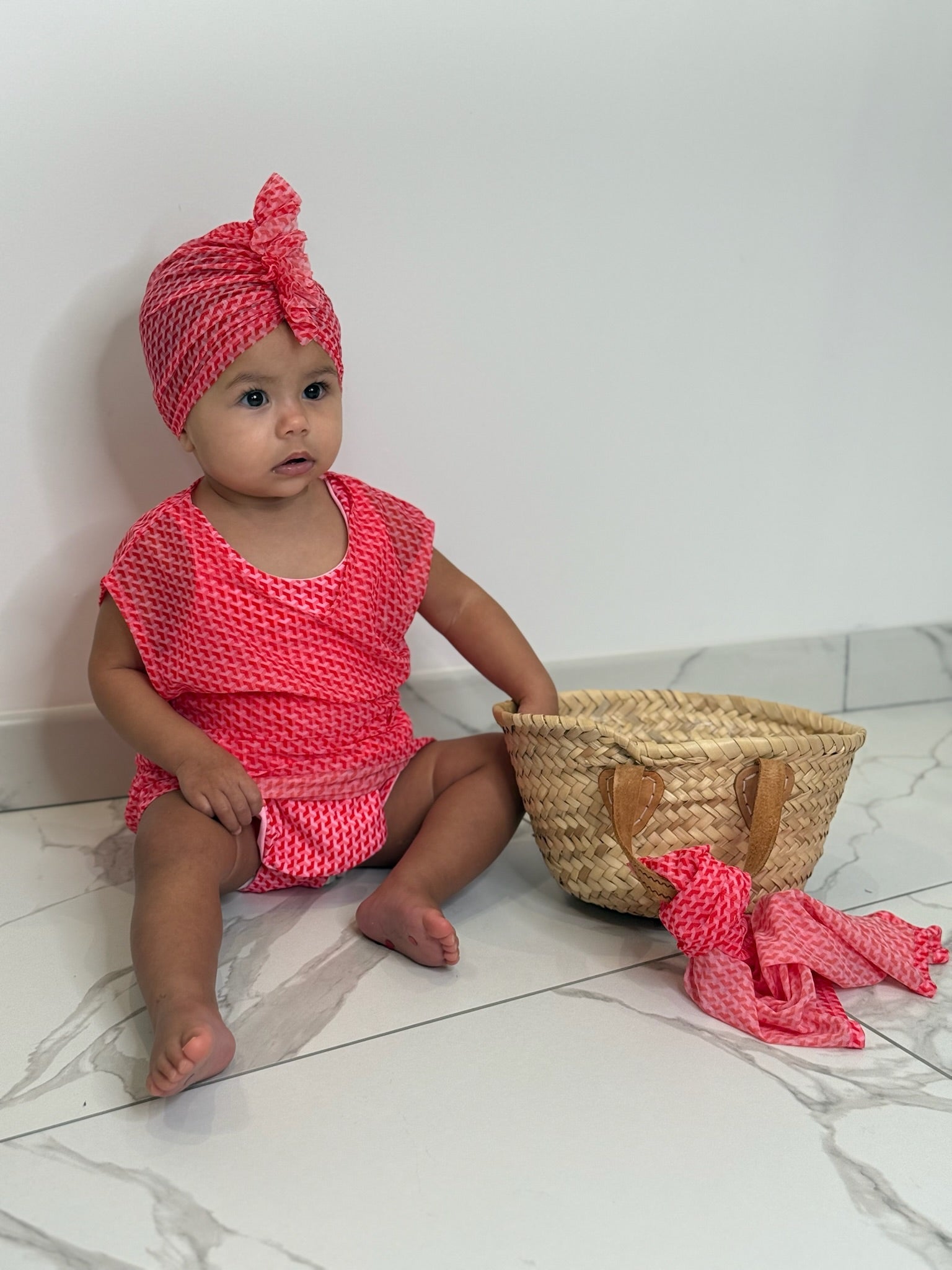 Mini Miami Pink Kimono Cover Up
