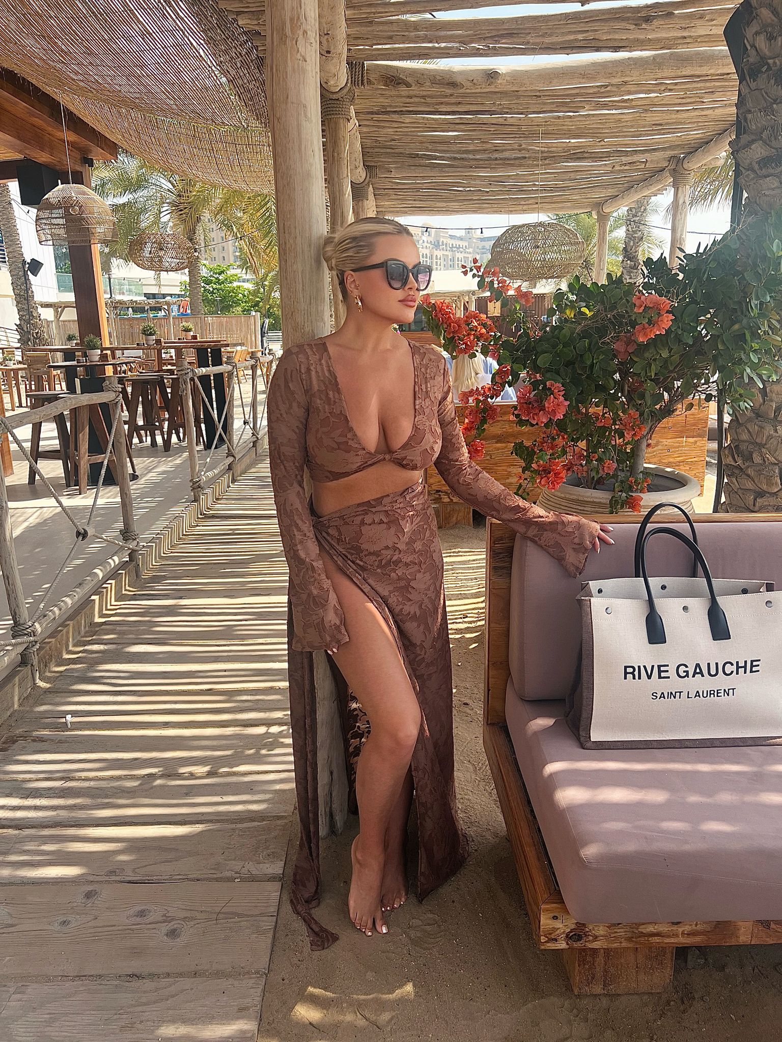 Bodhi two piece set Almond Brown