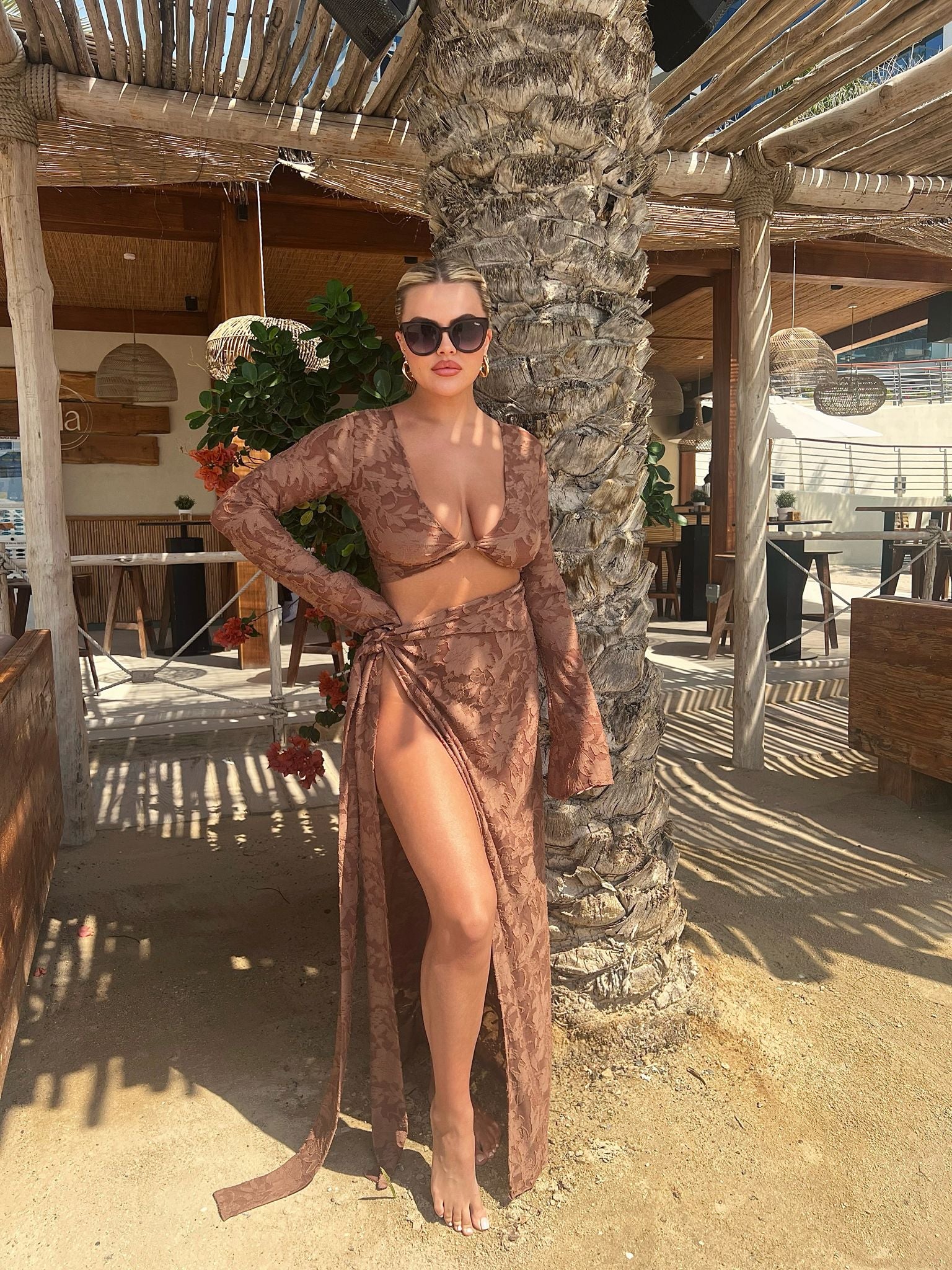 Bodhi two piece set Almond Brown
