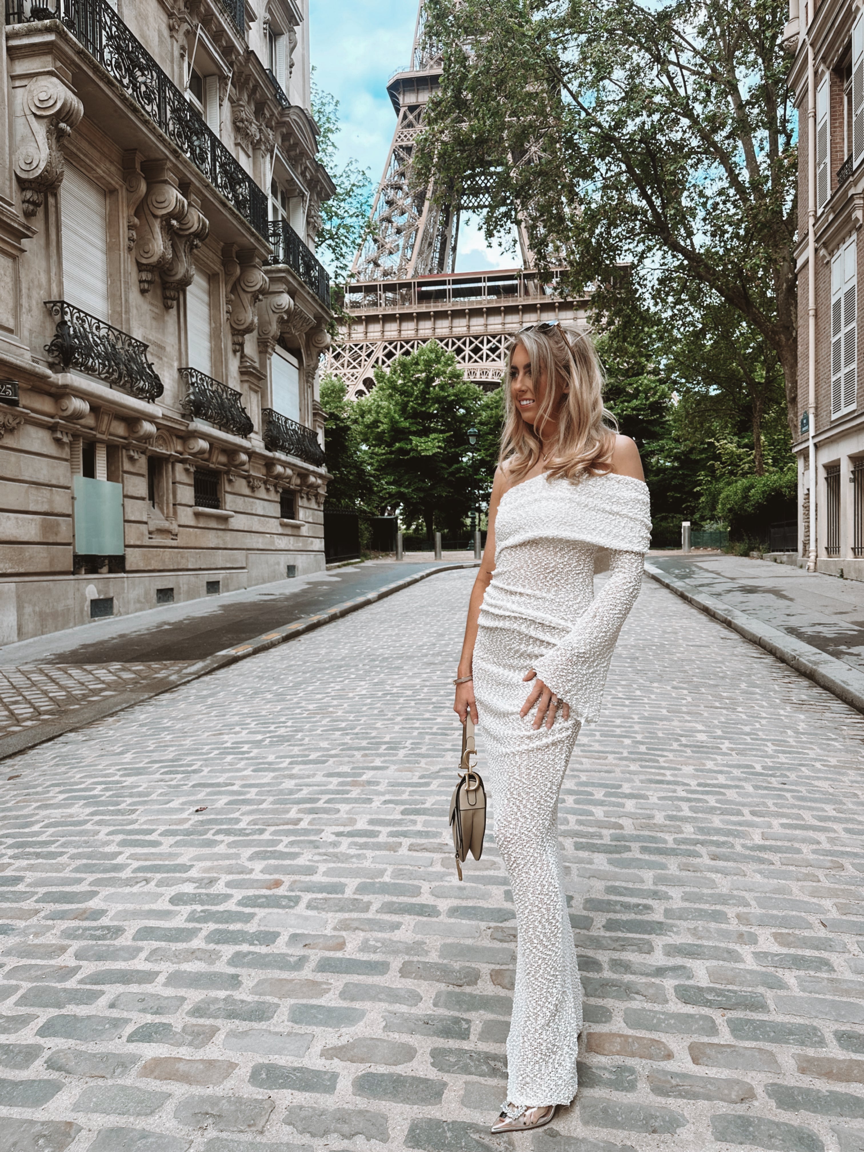 Olivia one sleeve knit Dress