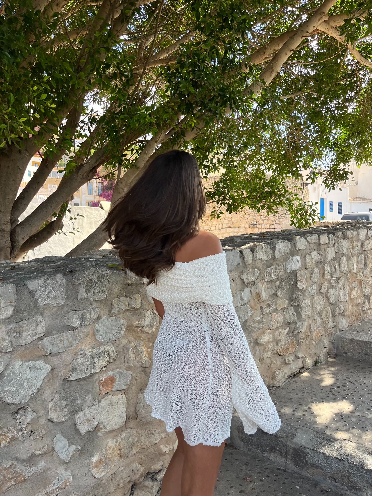 Paige Sheer Knit Dress